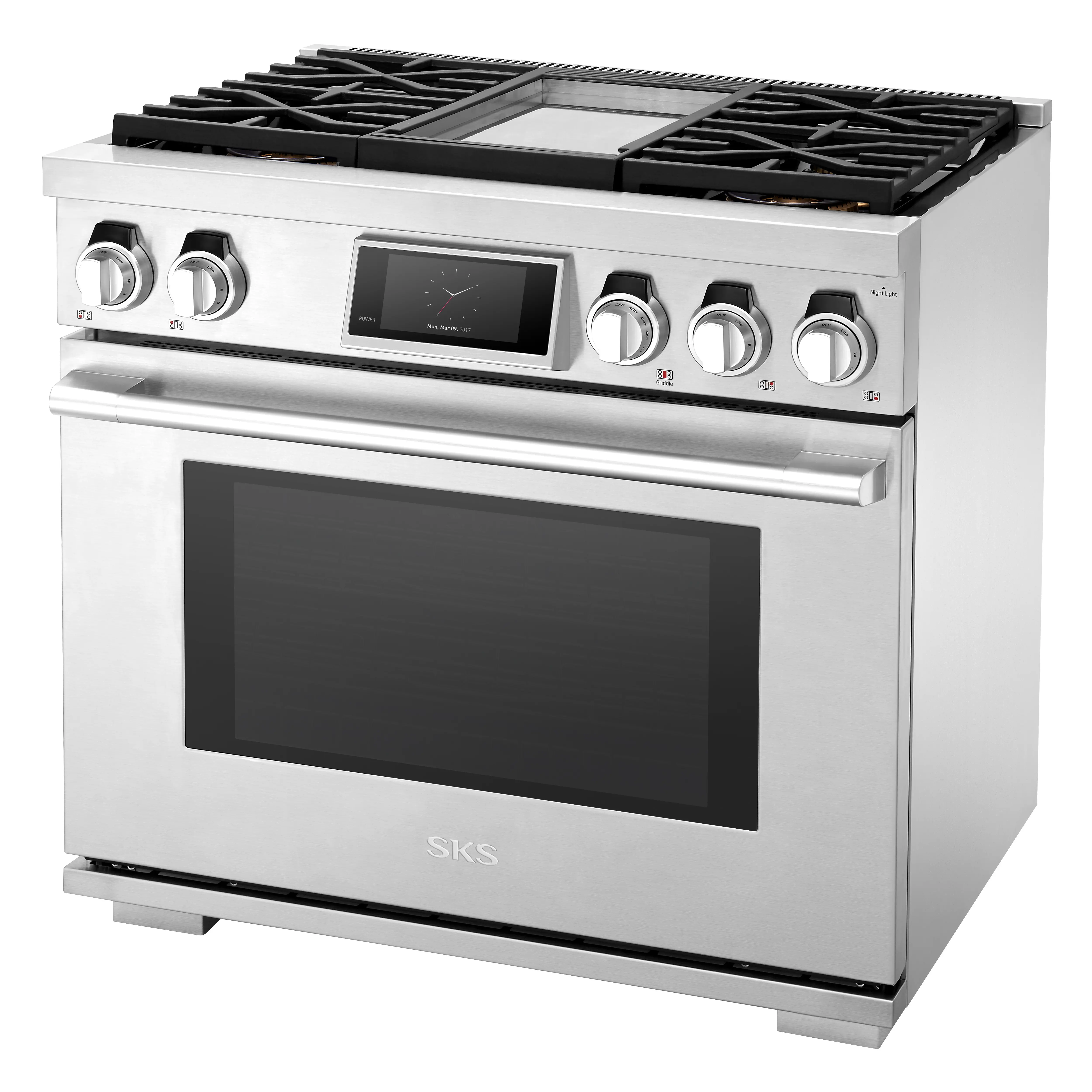 SKSDR360GS Signature 6.3 cu ft Dual Fuel Range - Stainless Steel 36 Inch-14