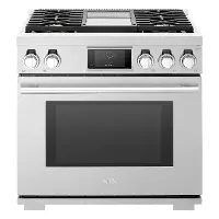 SKSDR360GS Signature 6.3 cu ft Dual Fuel Range - Stainless Steel 36 Inch