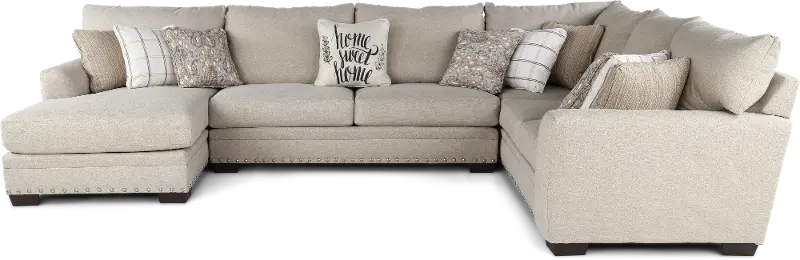 Middleton Beige 3 Piece Sectional