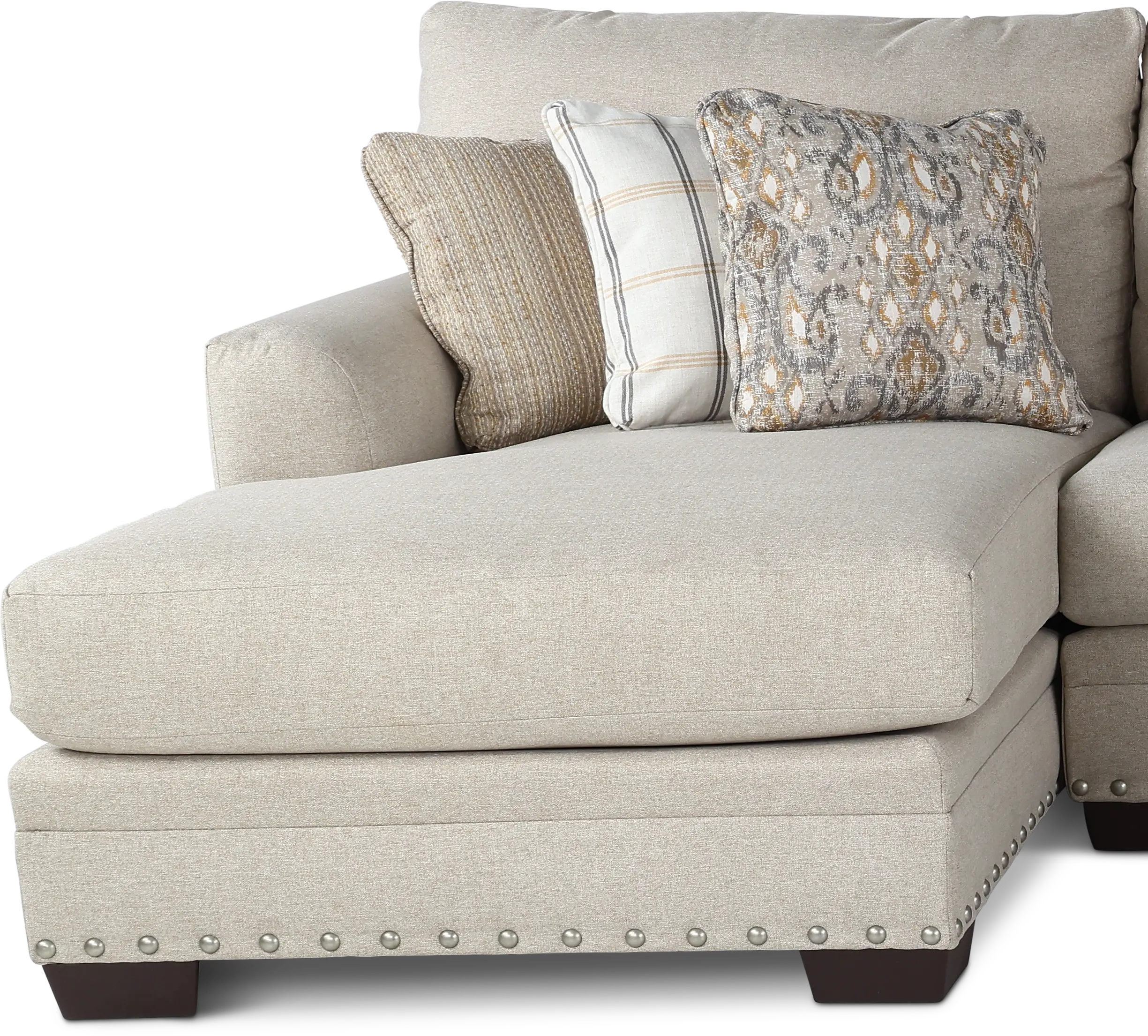 3PC/MDDLTN/CMNT/OP2 Middleton Beige 3 Piece Sectional-4