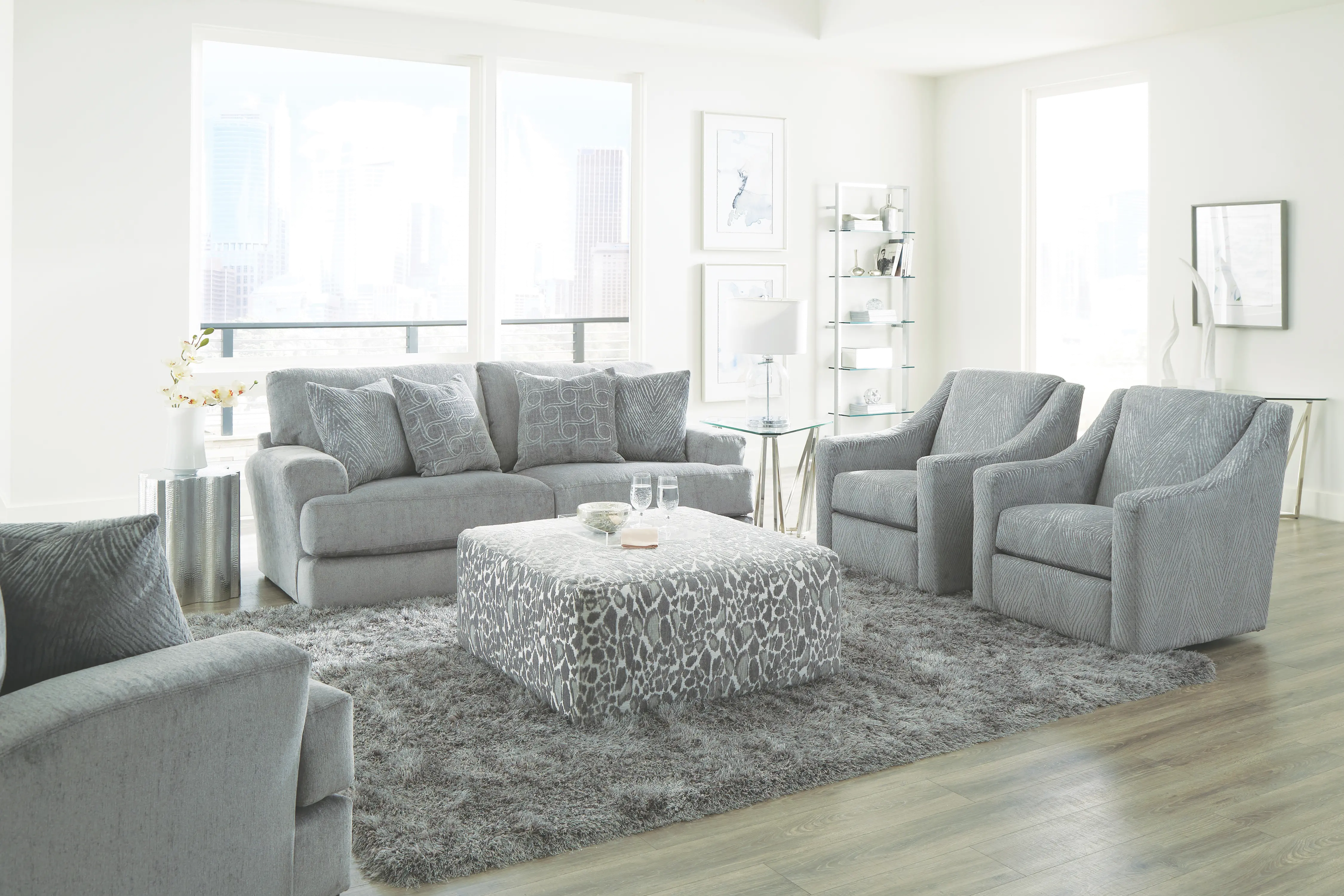 4098-03 Lamar Gray Sofa-2