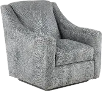 4098-21 Lamar Gray Swivel Accent Chair