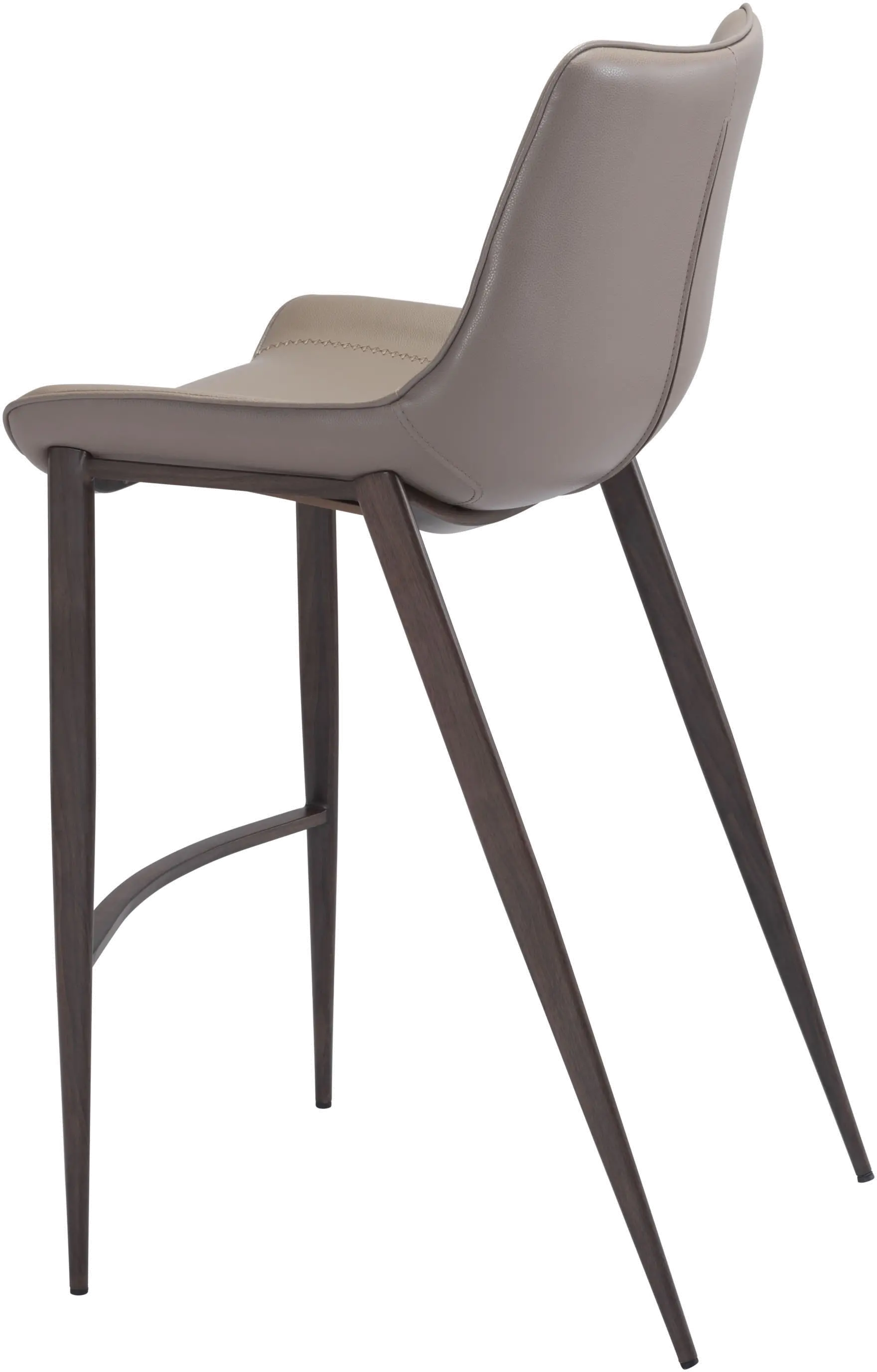 Magnus Gray and Brown Bar Stool, Set of 2-6