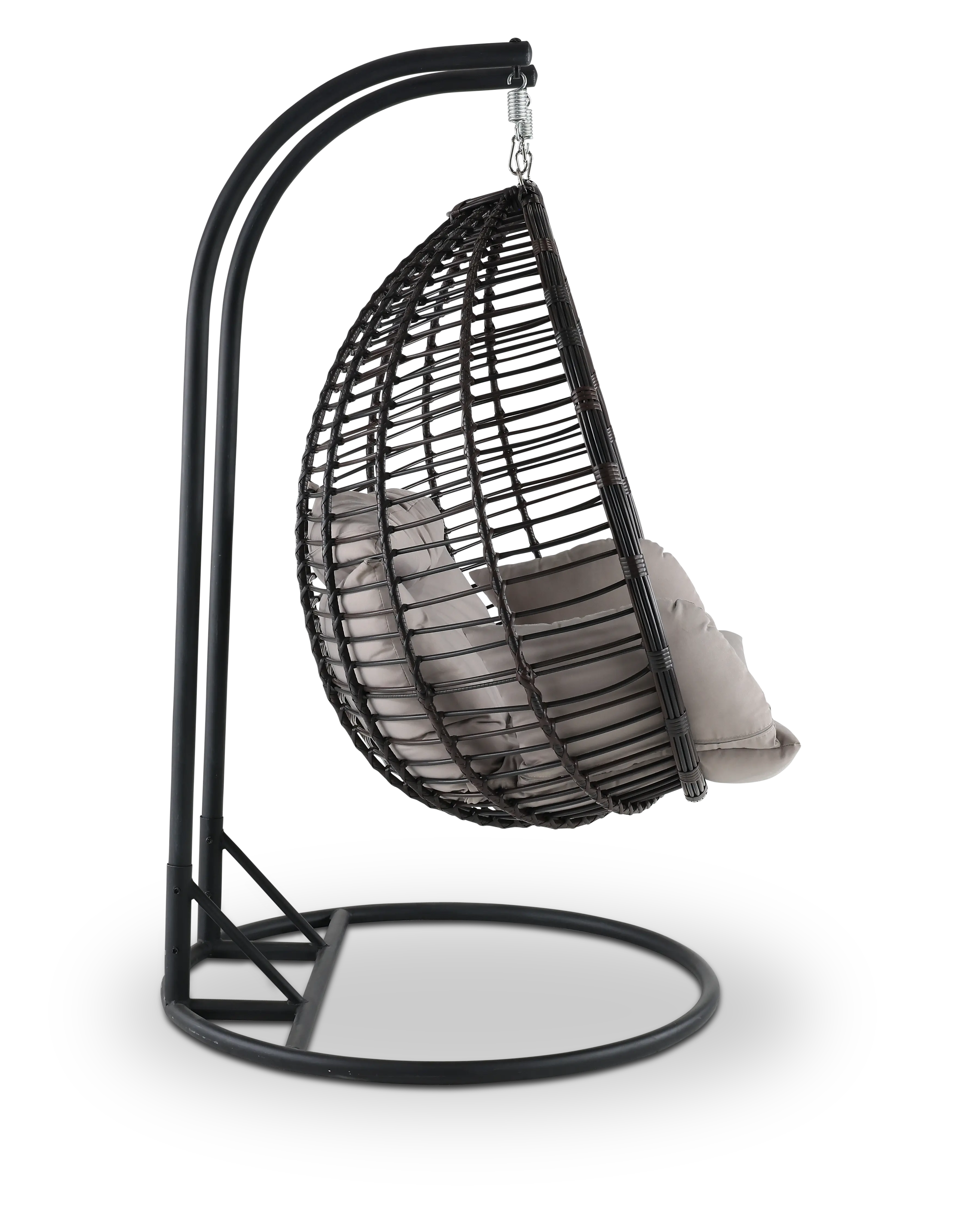 Modern Double Hanging Basket Chair-5