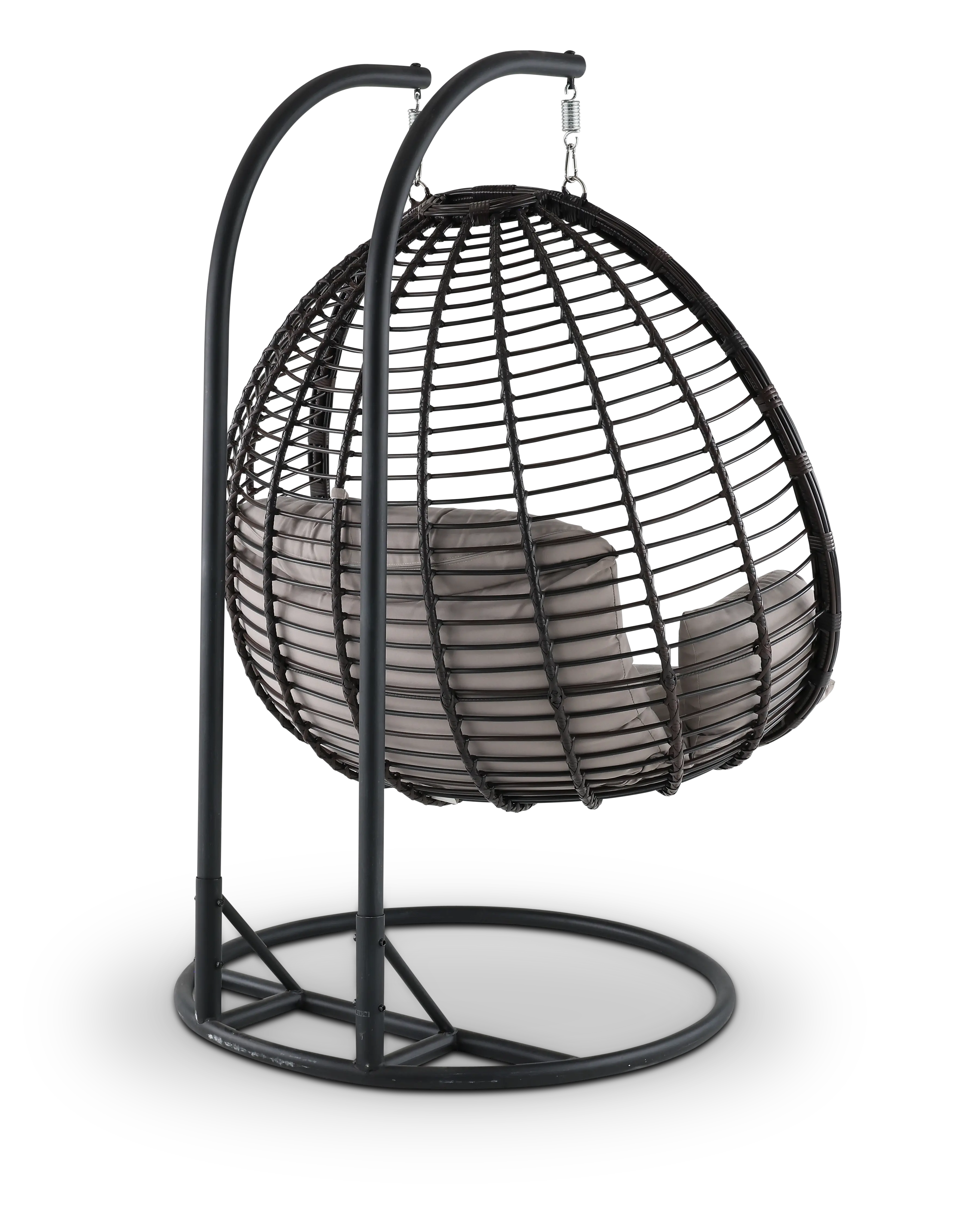 Modern Double Hanging Basket Chair-6