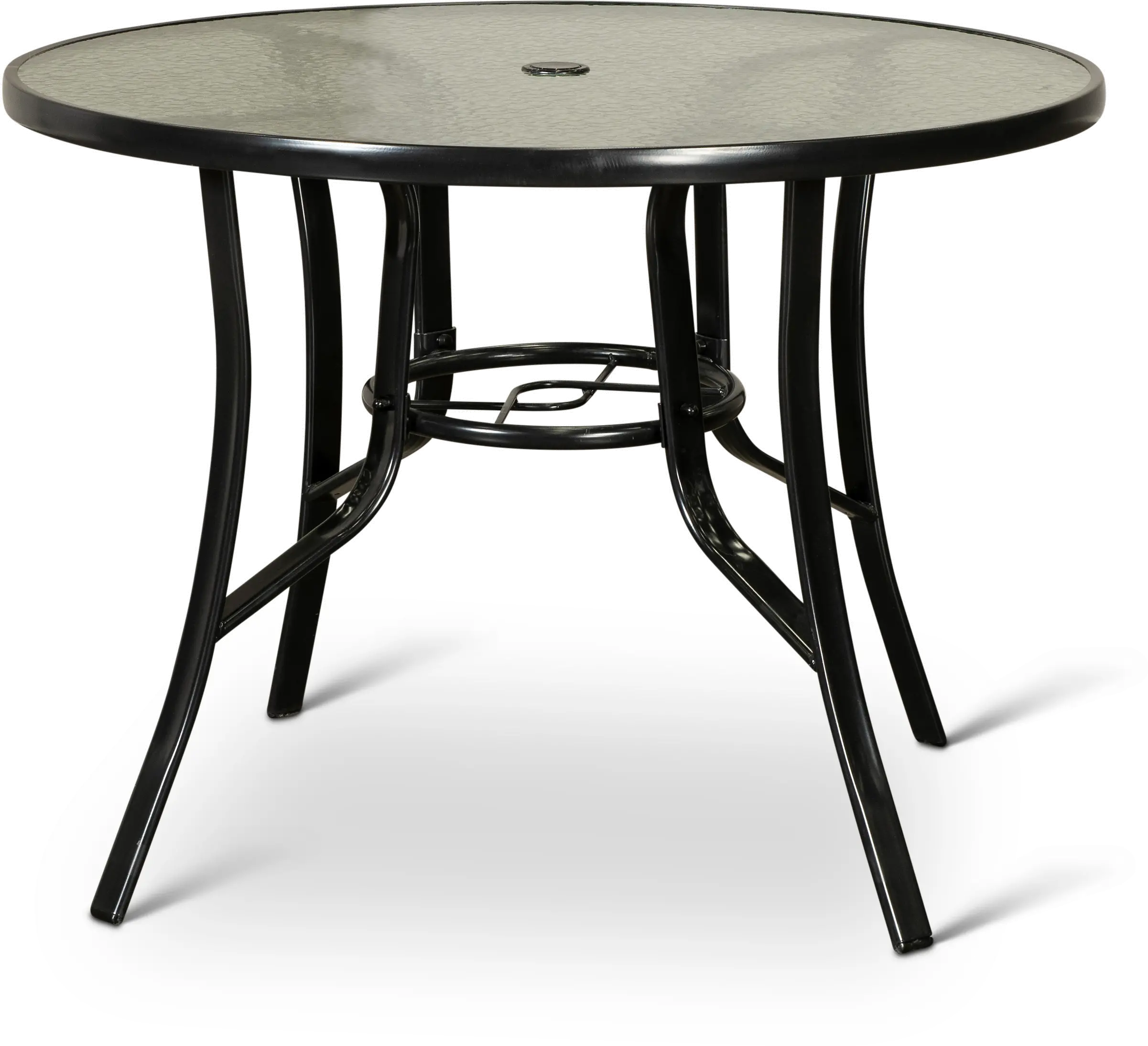 Bali Black Glass Patio Table-4