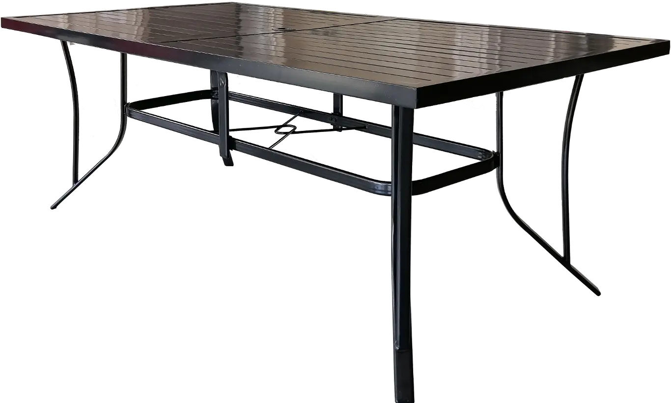 Bali 5 Piece Patio Dining Set with 4 Sling Chairs-4