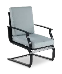 Sea Breeze Blue Patio Spring Chair