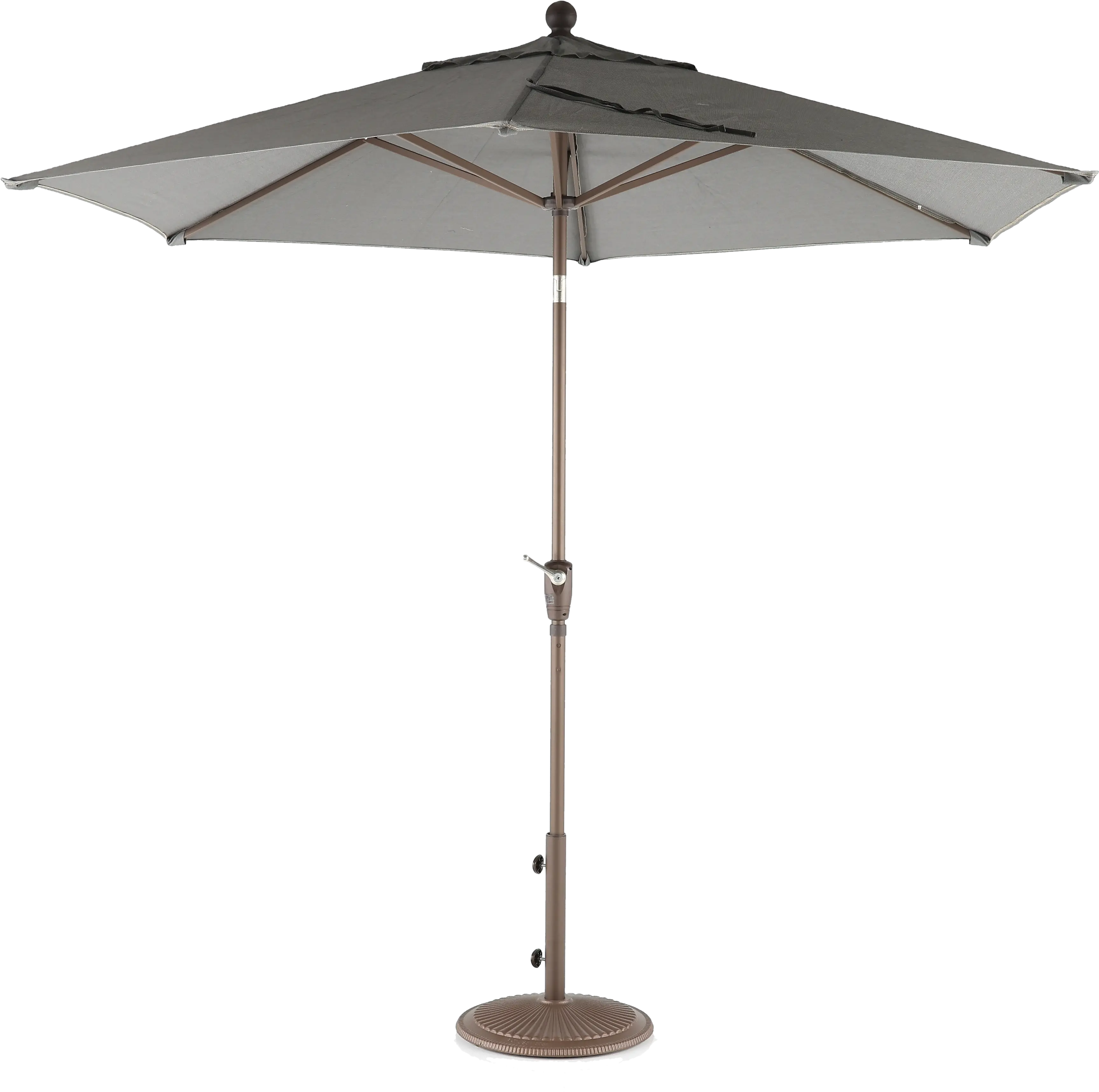 Charcoal Gray 9' Tilt Umbrella-1
