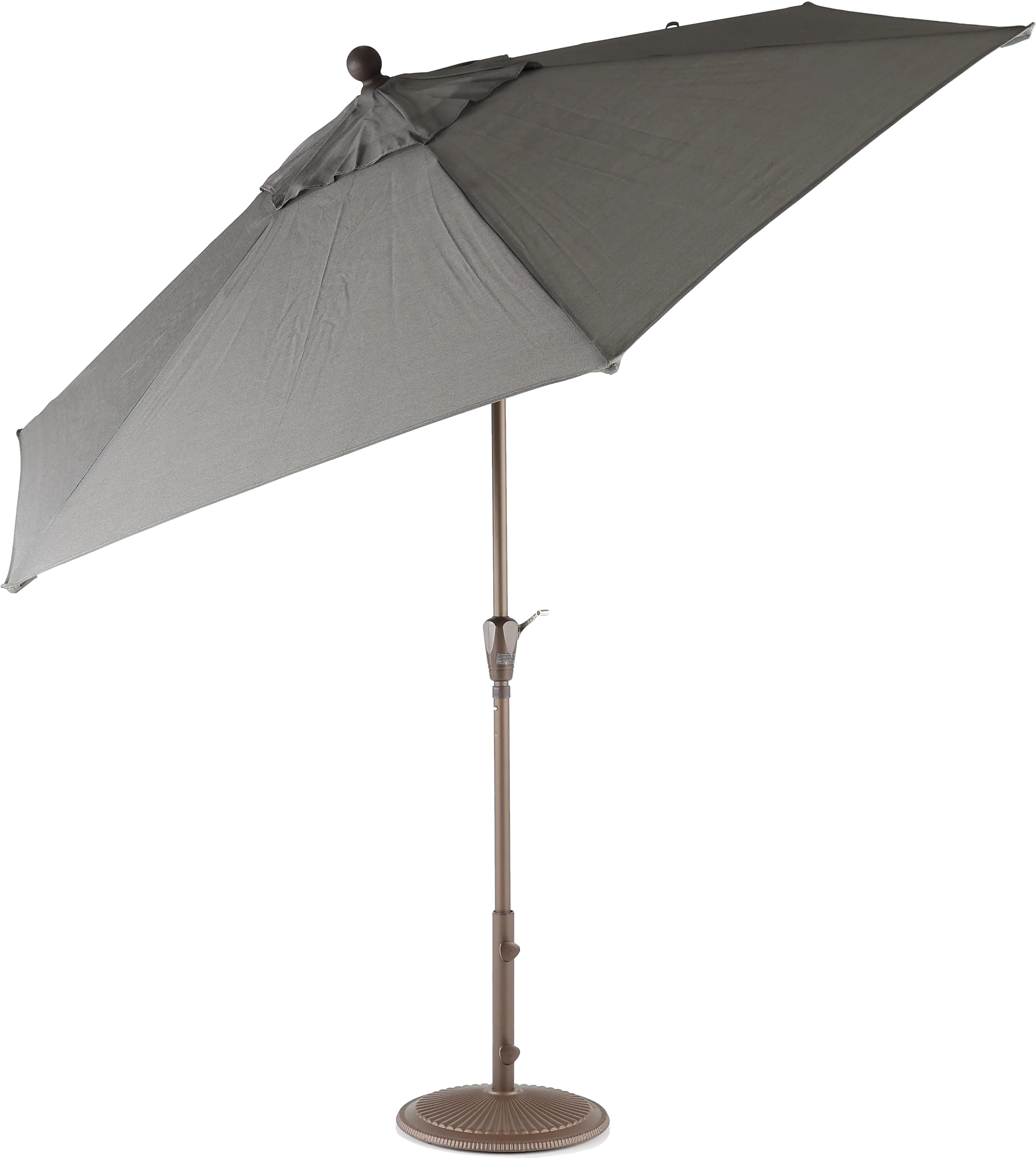Charcoal Gray 9' Tilt Umbrella-3