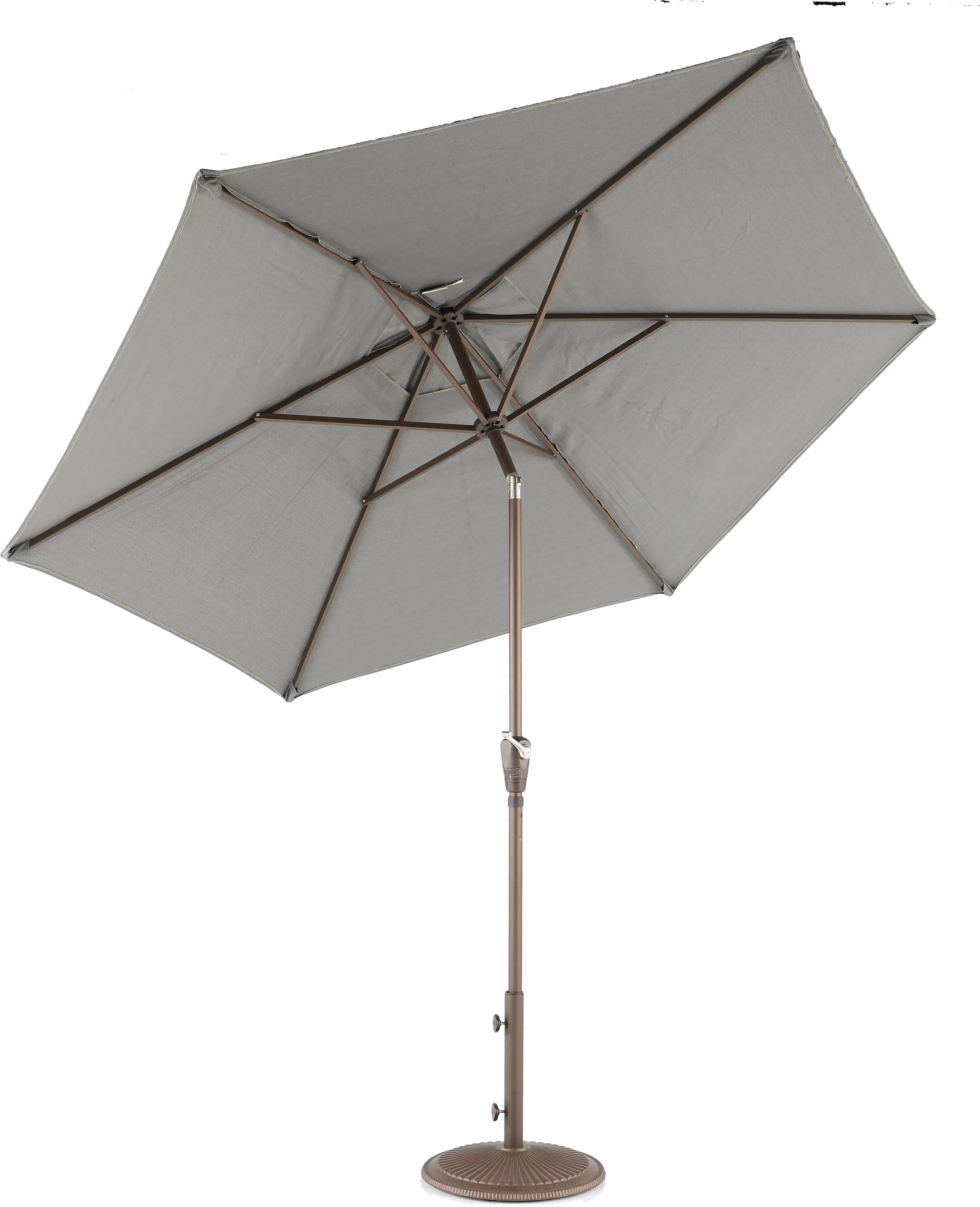 Charcoal Gray 9' Tilt Umbrella-4