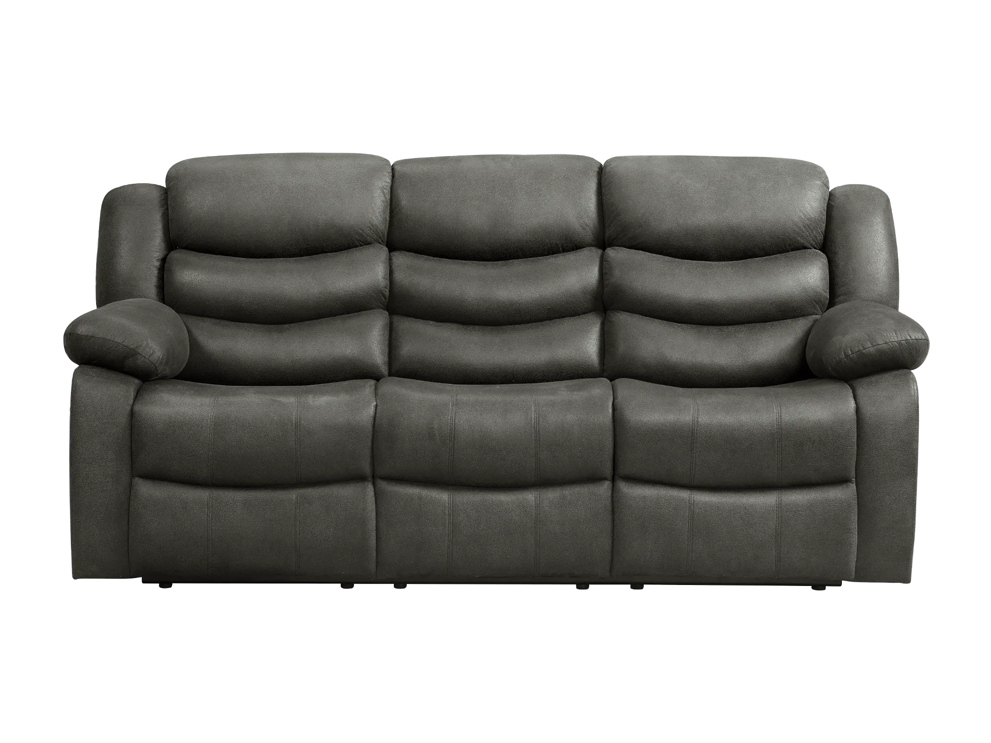 Expedition Shadow Gray Reclining Sofa-1