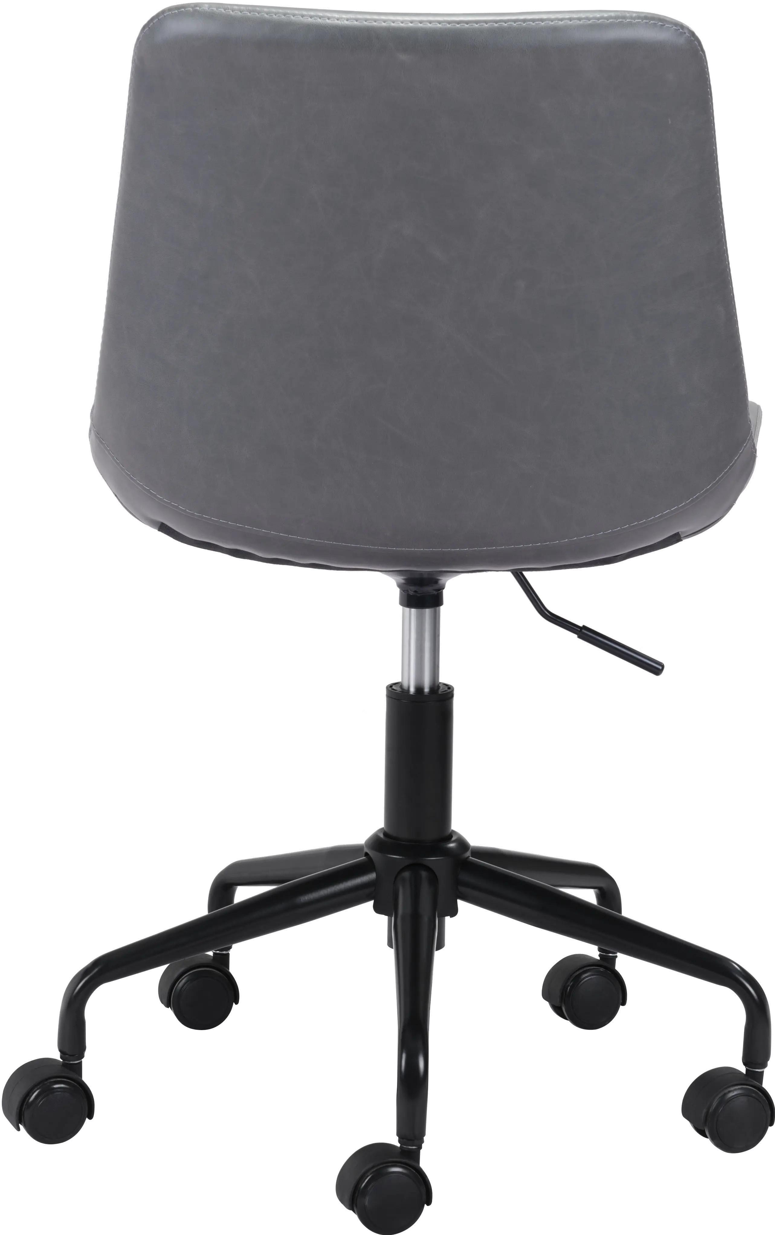 Byron Mid-century Modern Gray Office Chair-4