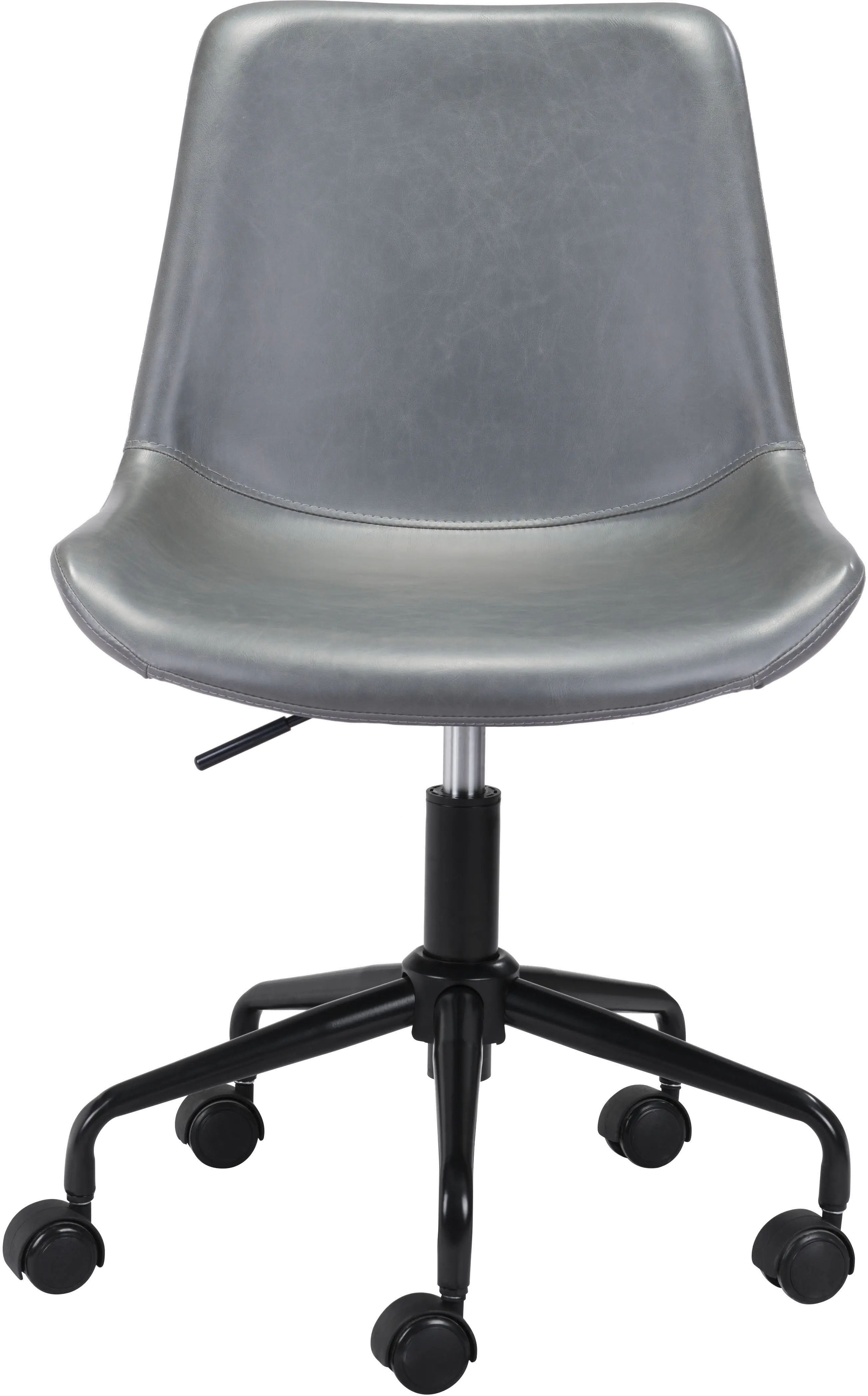 Byron Mid-century Modern Gray Office Chair-6