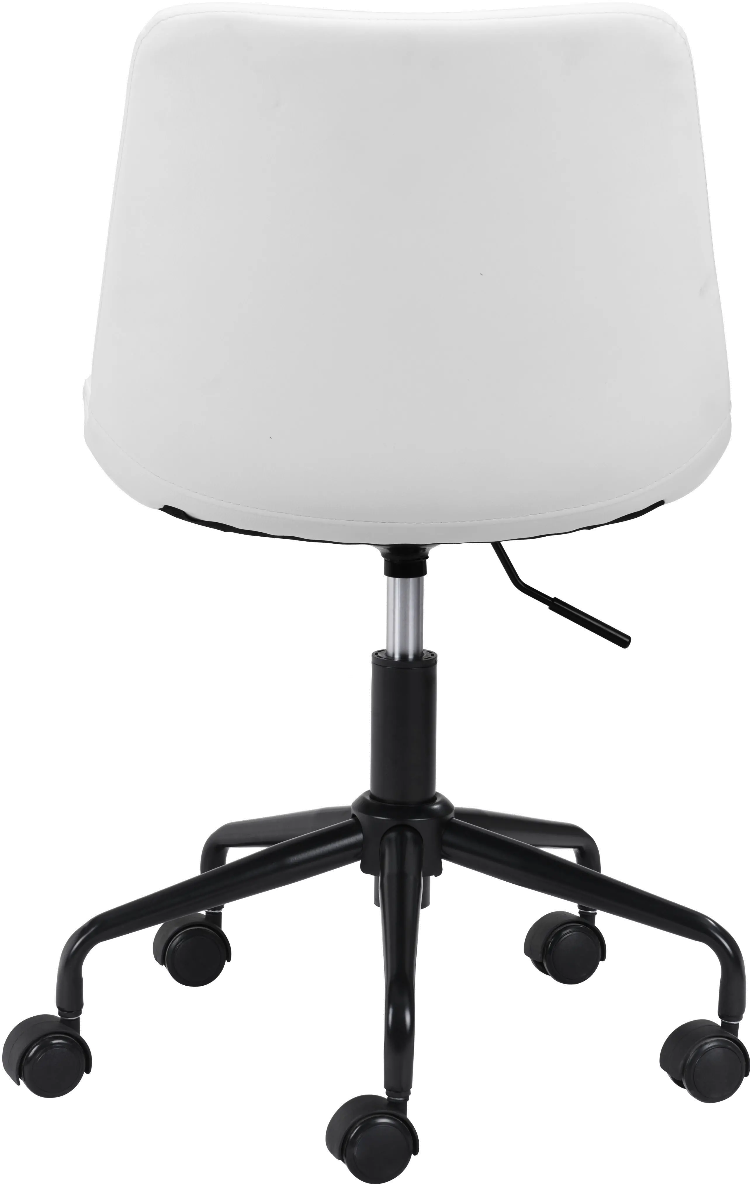 Byron Mid-Century Modern White Office Chair-4