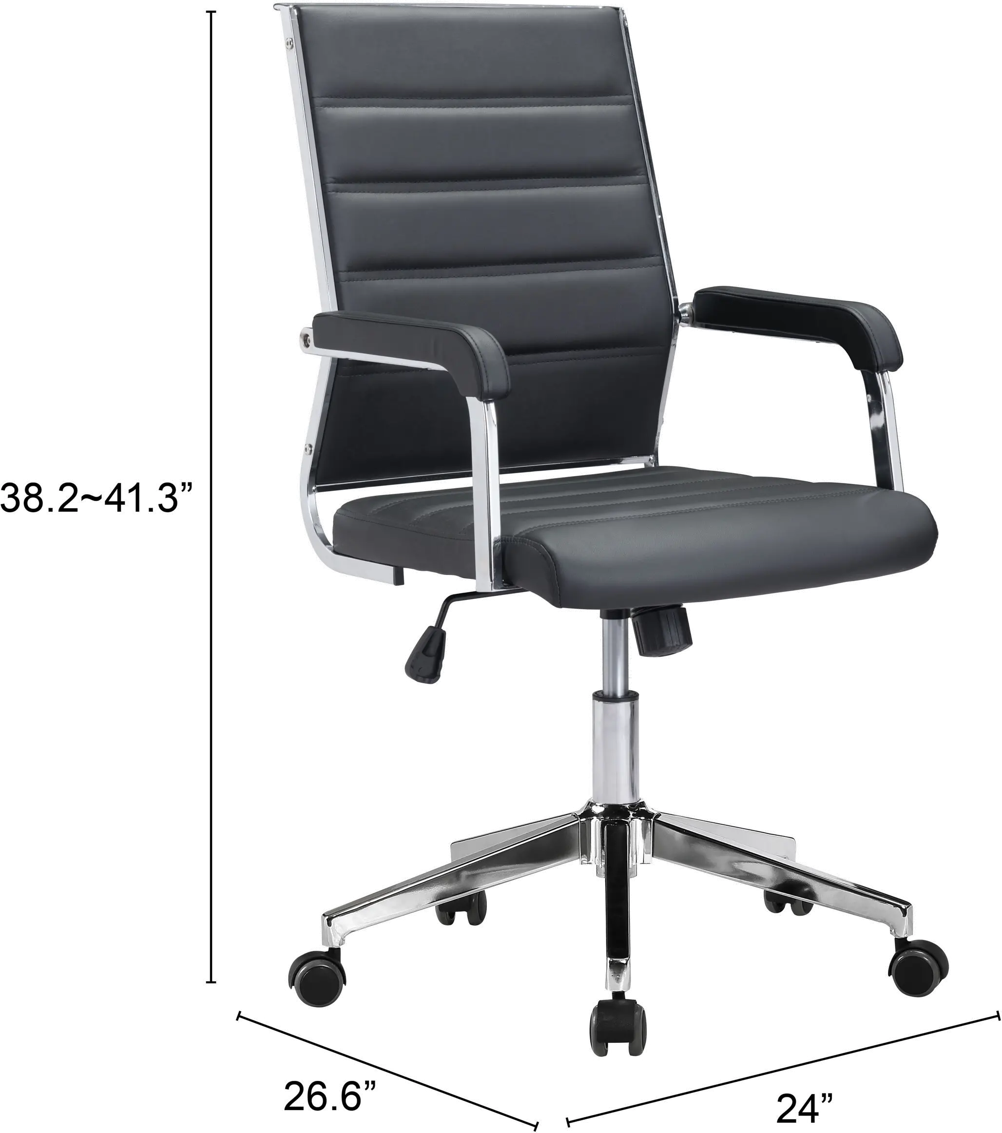 Black Office Chair - Liderato-8