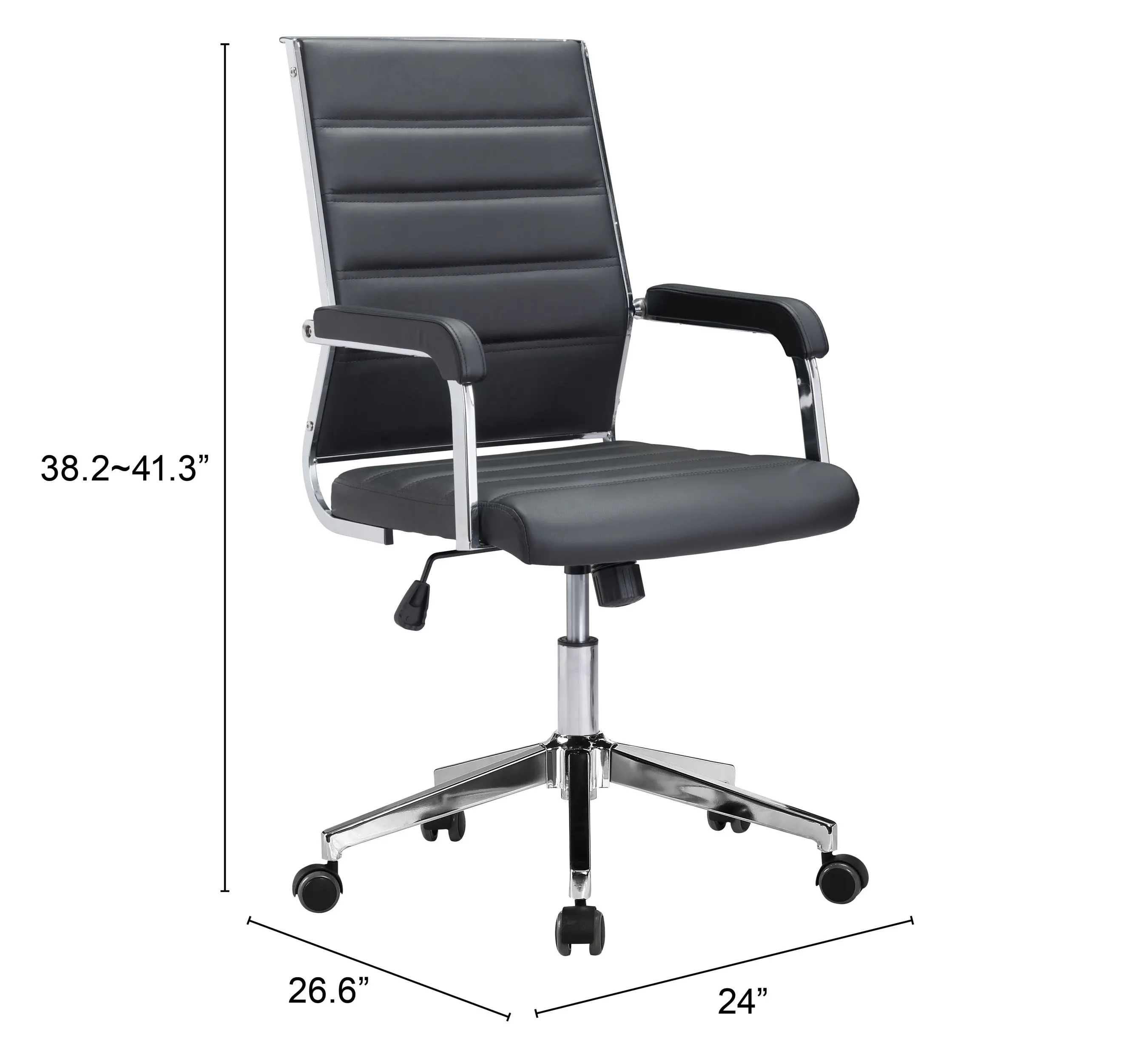 Liderato Black Office Chair-3