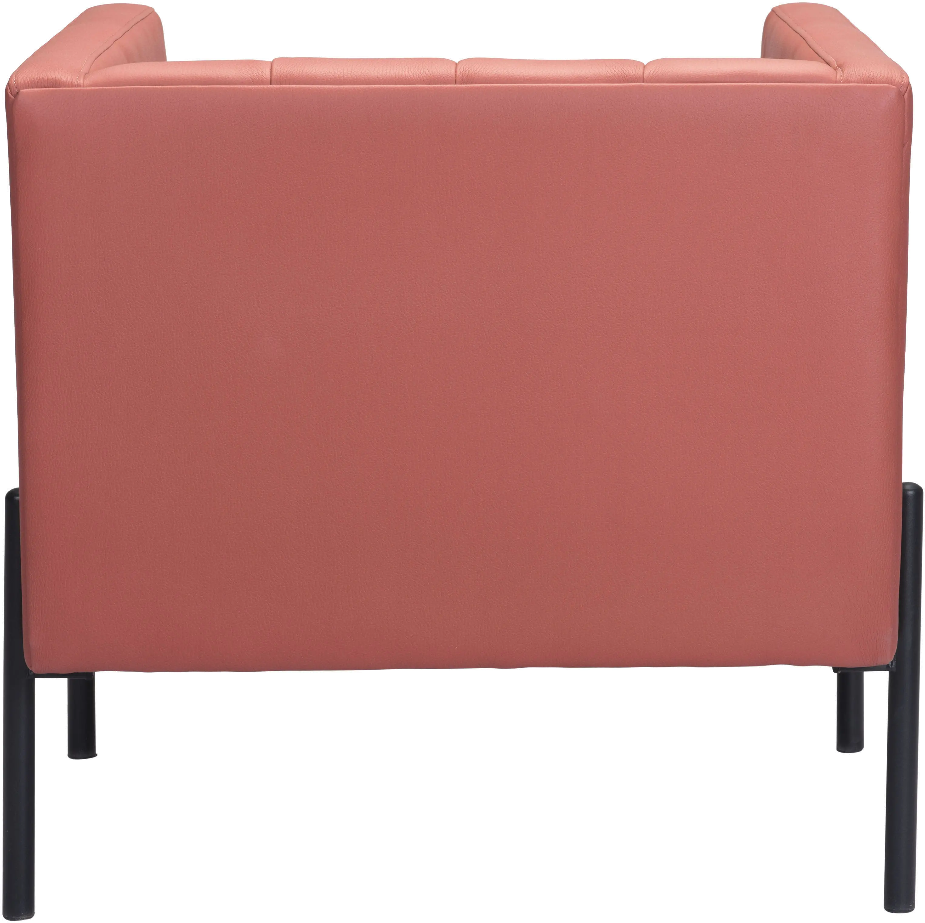 Jess Mid Century Modern Rust Accent Chair-4