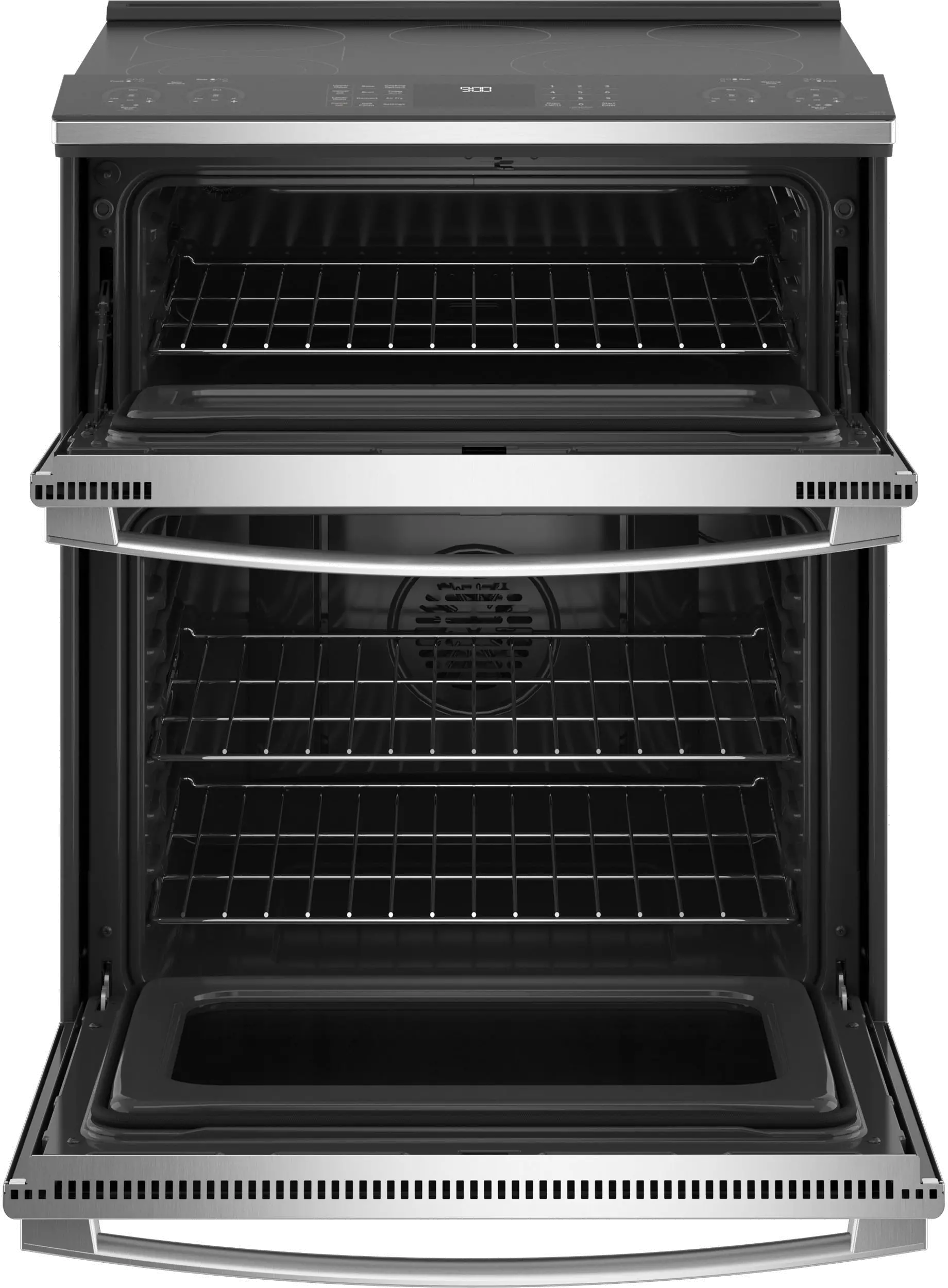 PS960YPFS GE Profile 6.6 cu ft Double Oven Electric Range - Stainless Steel-2