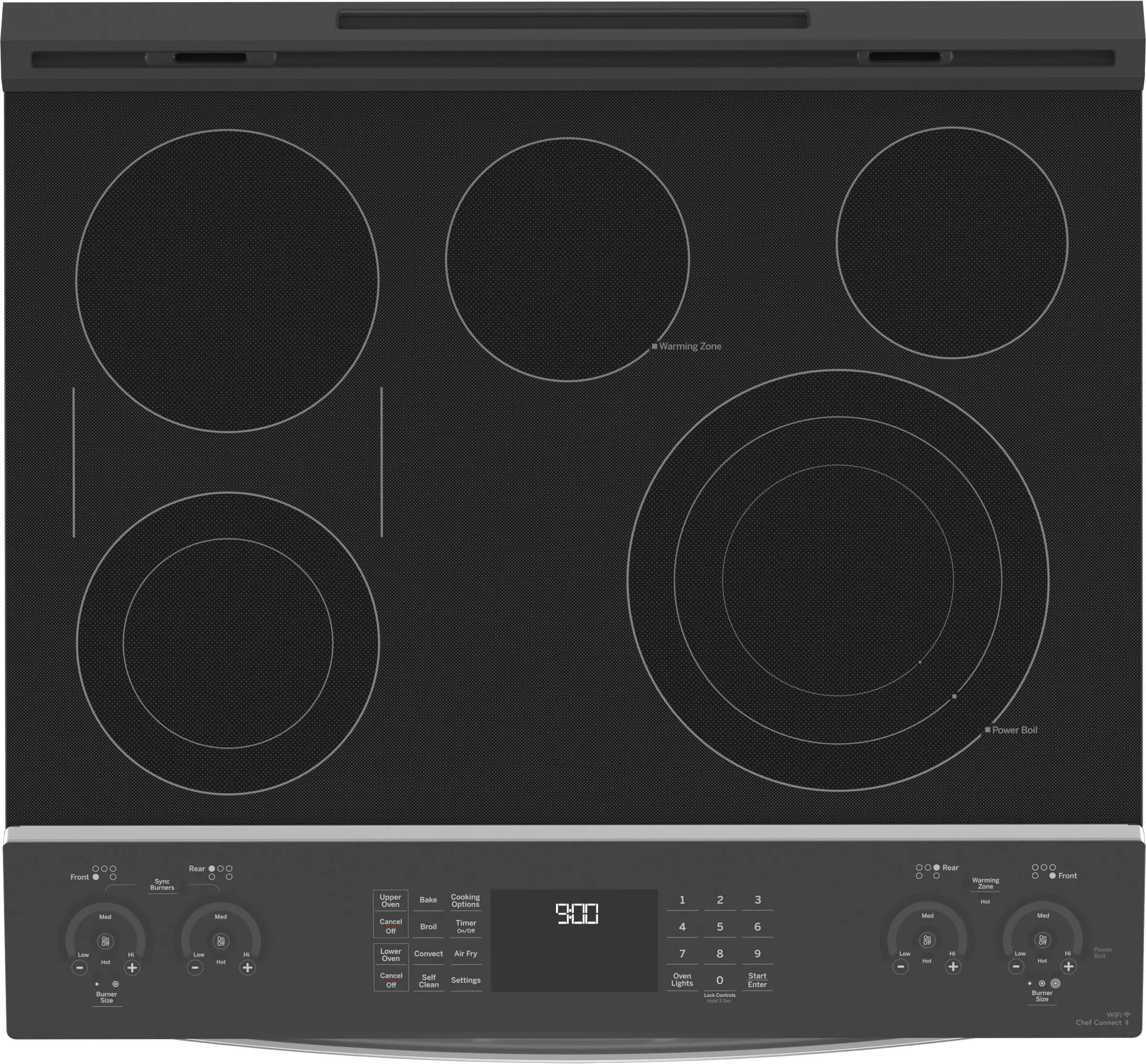 PS960YPFS GE Profile 6.6 cu ft Double Oven Electric Range - Stainless Steel-3
