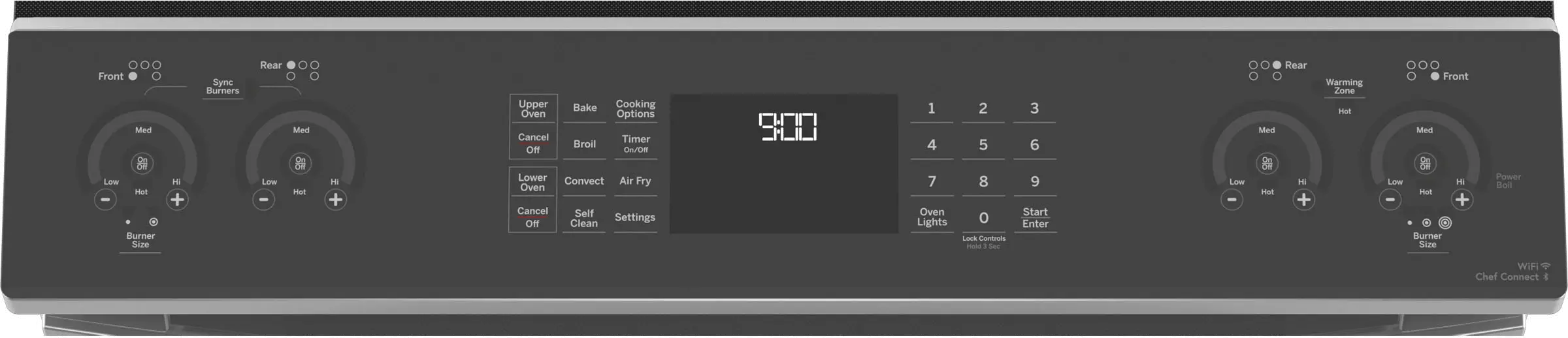PS960YPFS GE Profile 6.6 cu ft Double Oven Electric Range - Stainless Steel-4