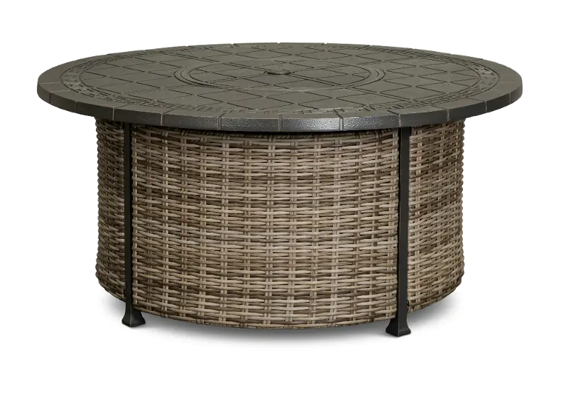 Ritter Brown Patio Fire Pit Table