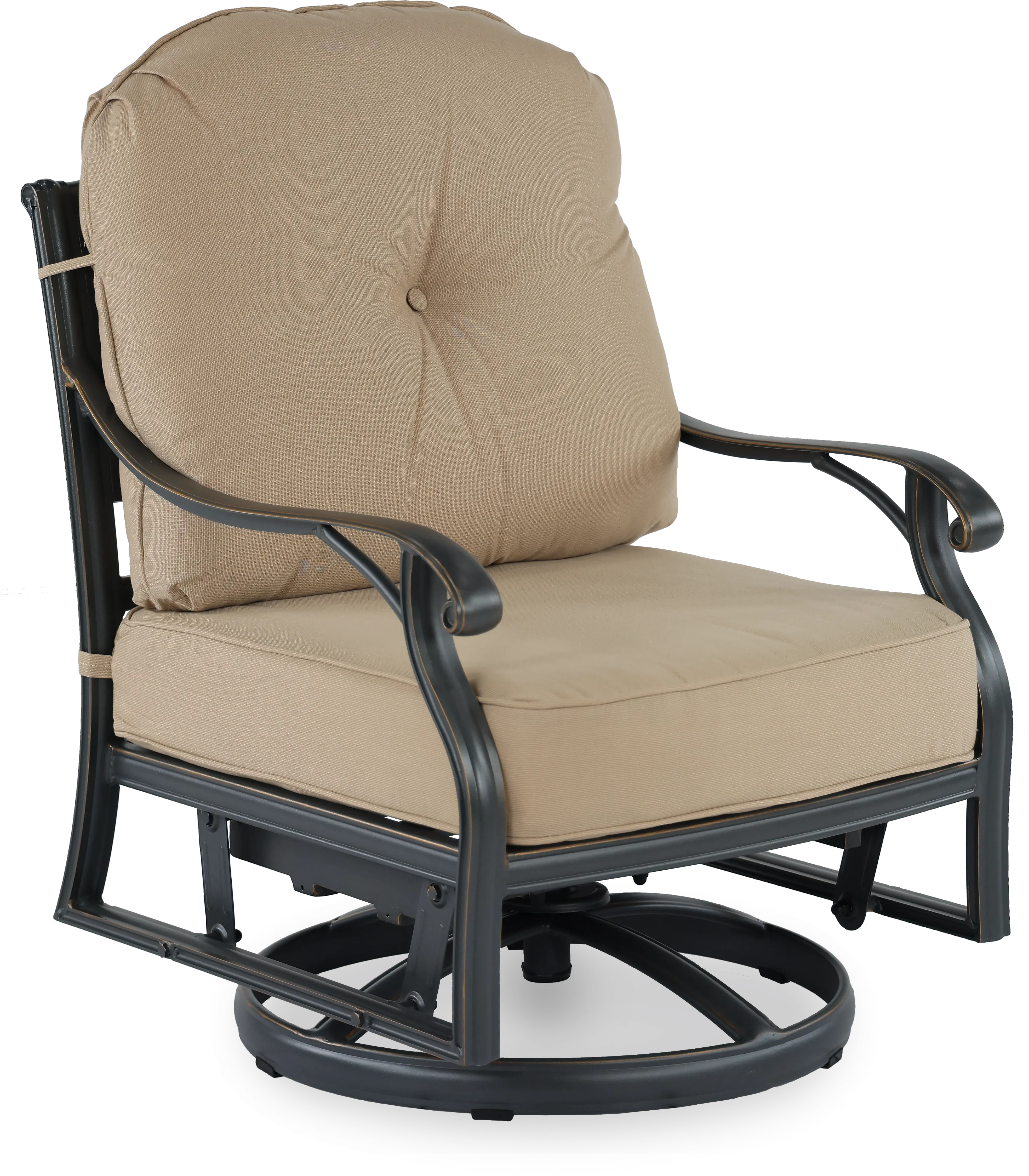 Ritter Sand Patio Glider Chair-5