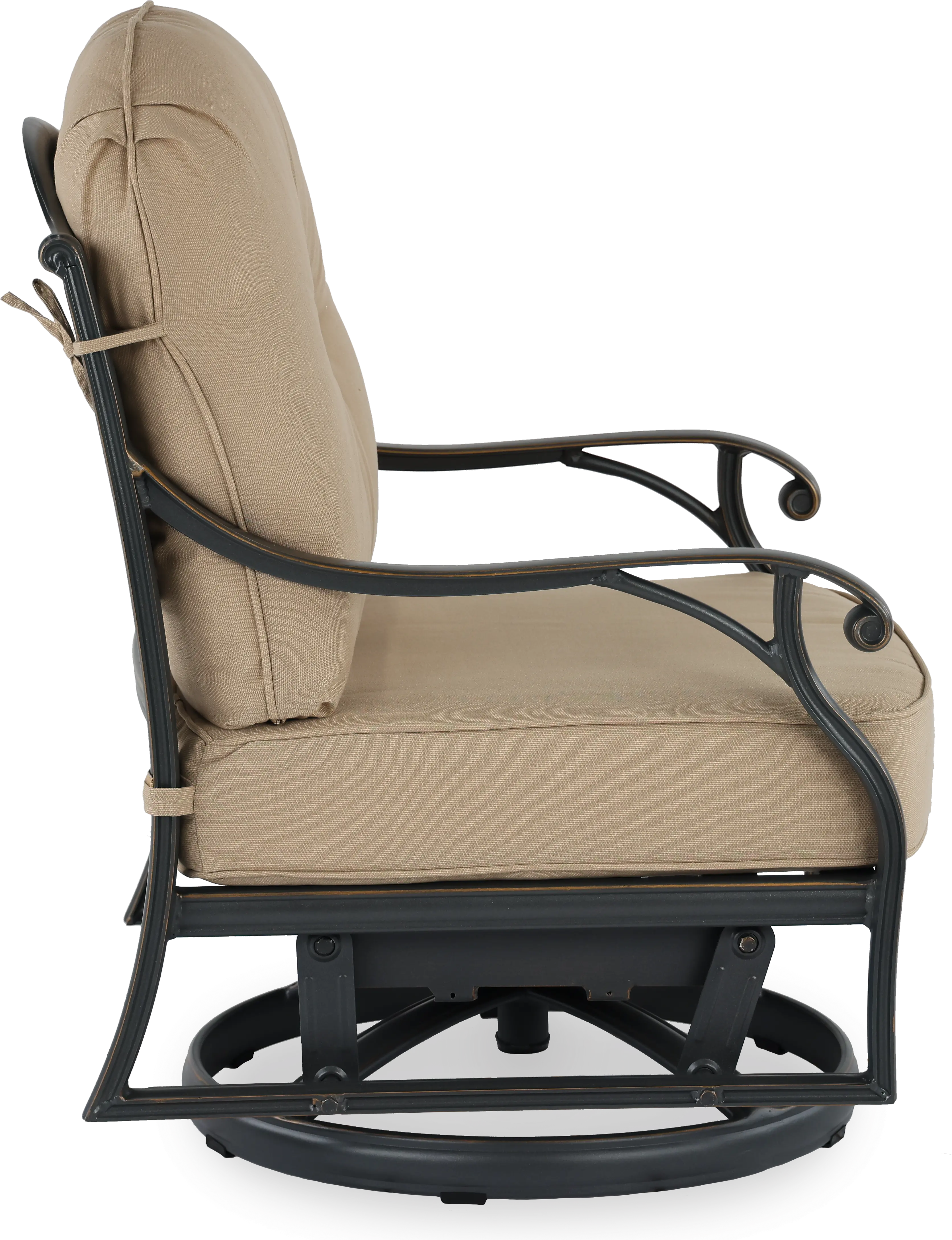 Ritter Sand Patio Glider Chair-7
