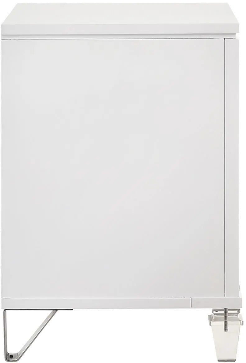 Posh White Youth Nightstand-3
