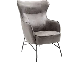 Franky Charcoal Gray Accent Chair
