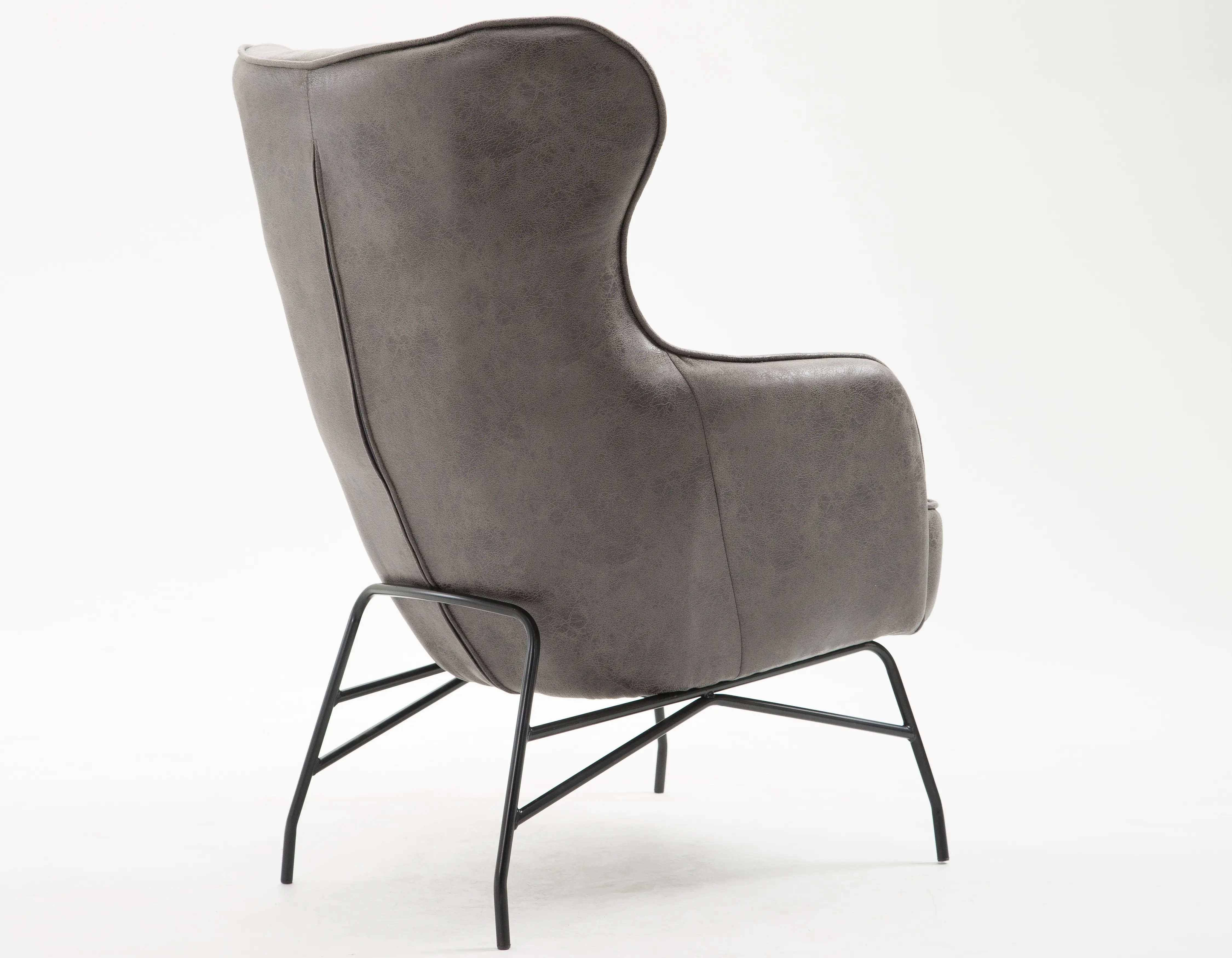 Franky Charcoal Gray Accent Chair-2