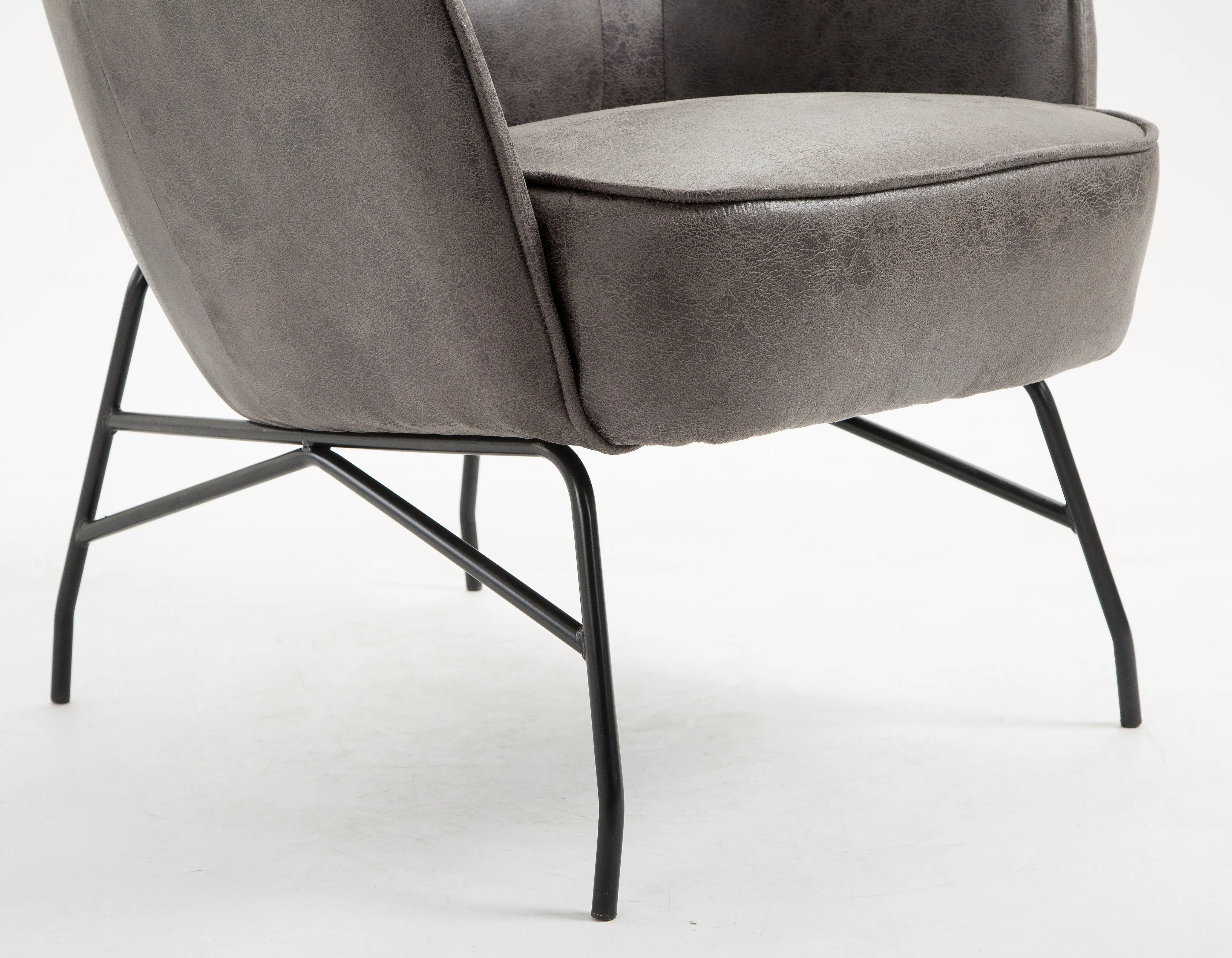 Franky Charcoal Gray Accent Chair-5