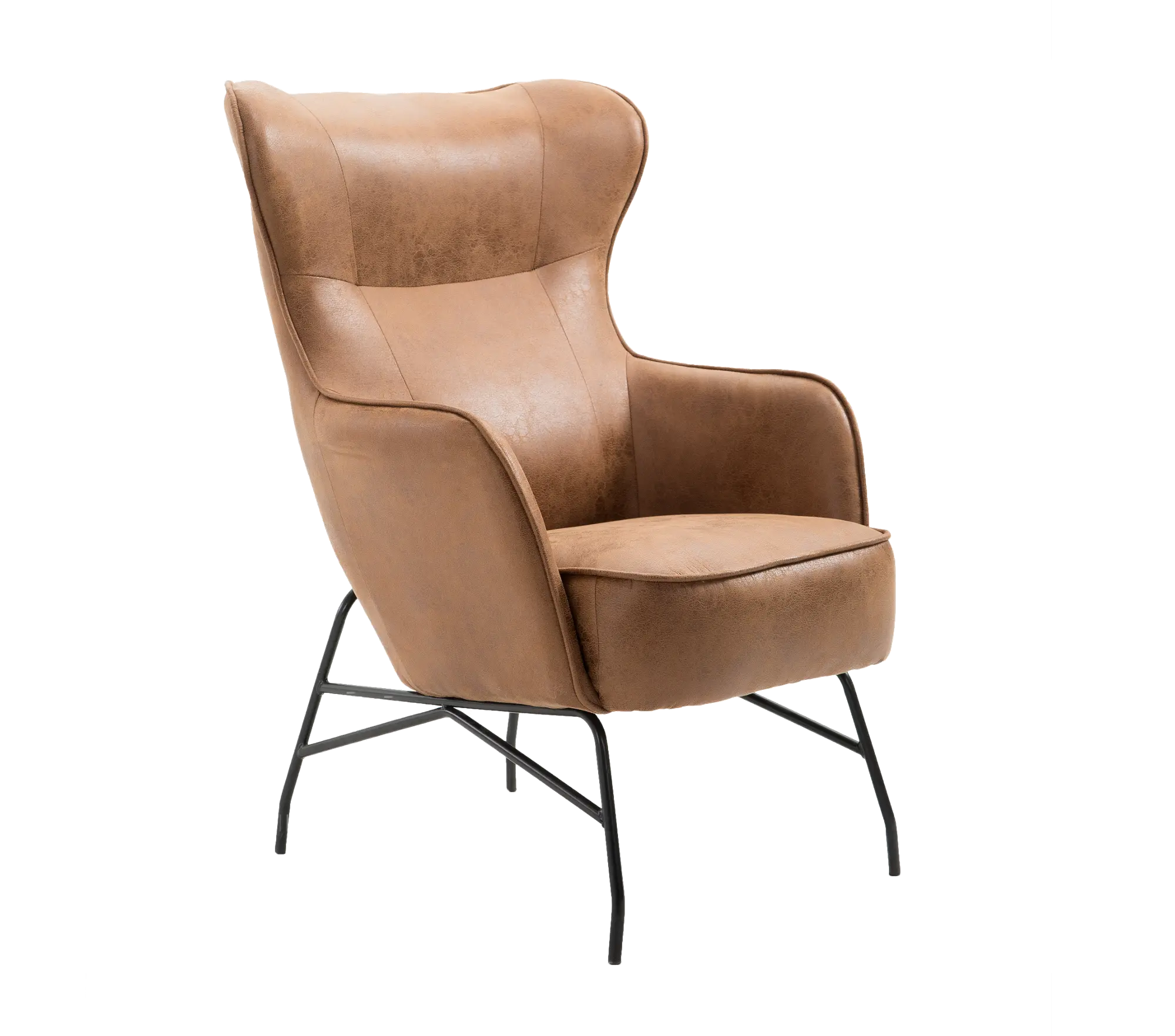 Franky Saddle Brown Accent Chair-1