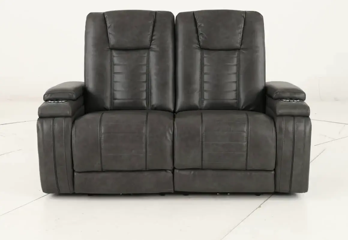 Megan Tinsmith Gray Power Reclining Loveseat-12