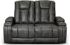 Megan Tinsmith Gray Power Reclining Loveseat