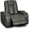 Tinsmith Gray Modern Power Recliner - Megan