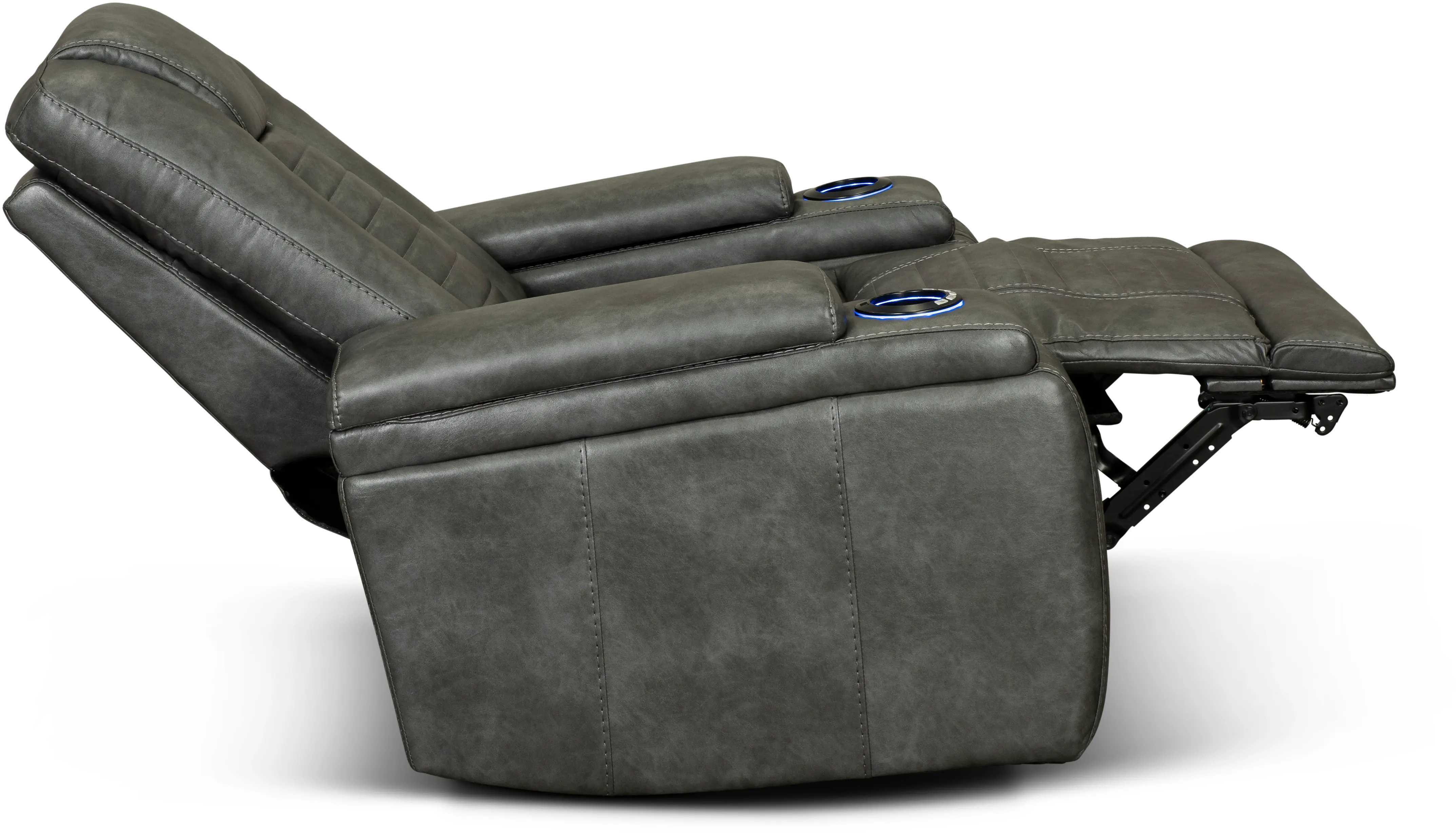 Tinsmith Gray Modern Power Recliner - Megan-5
