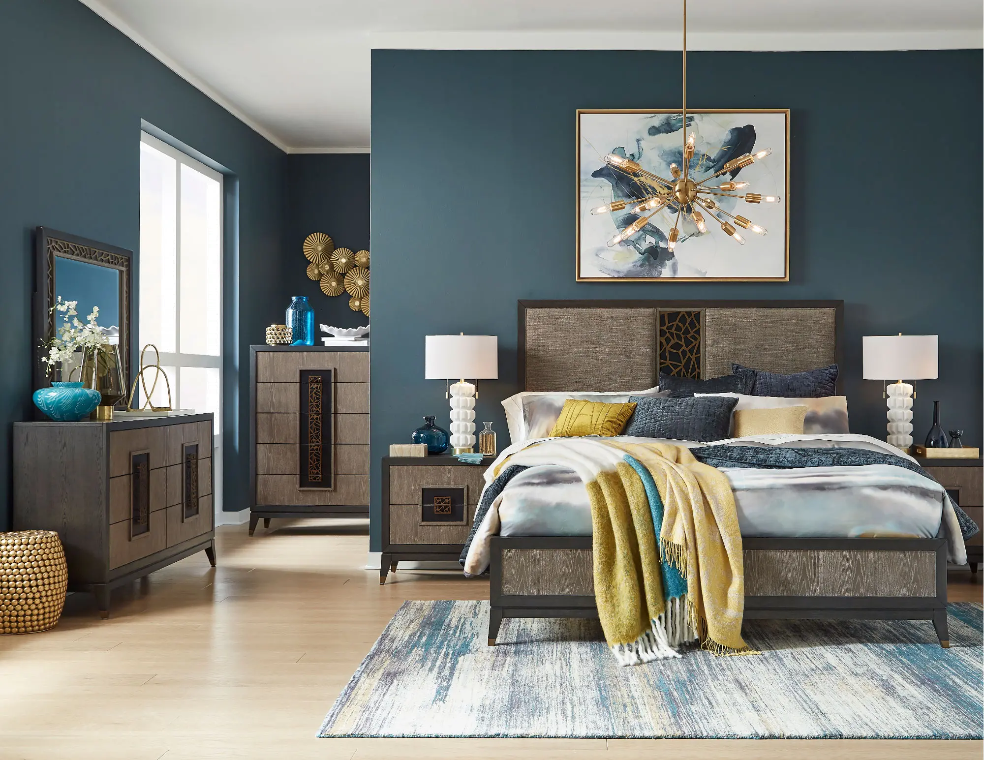 Ryker Black and Gray Queen Bed-3