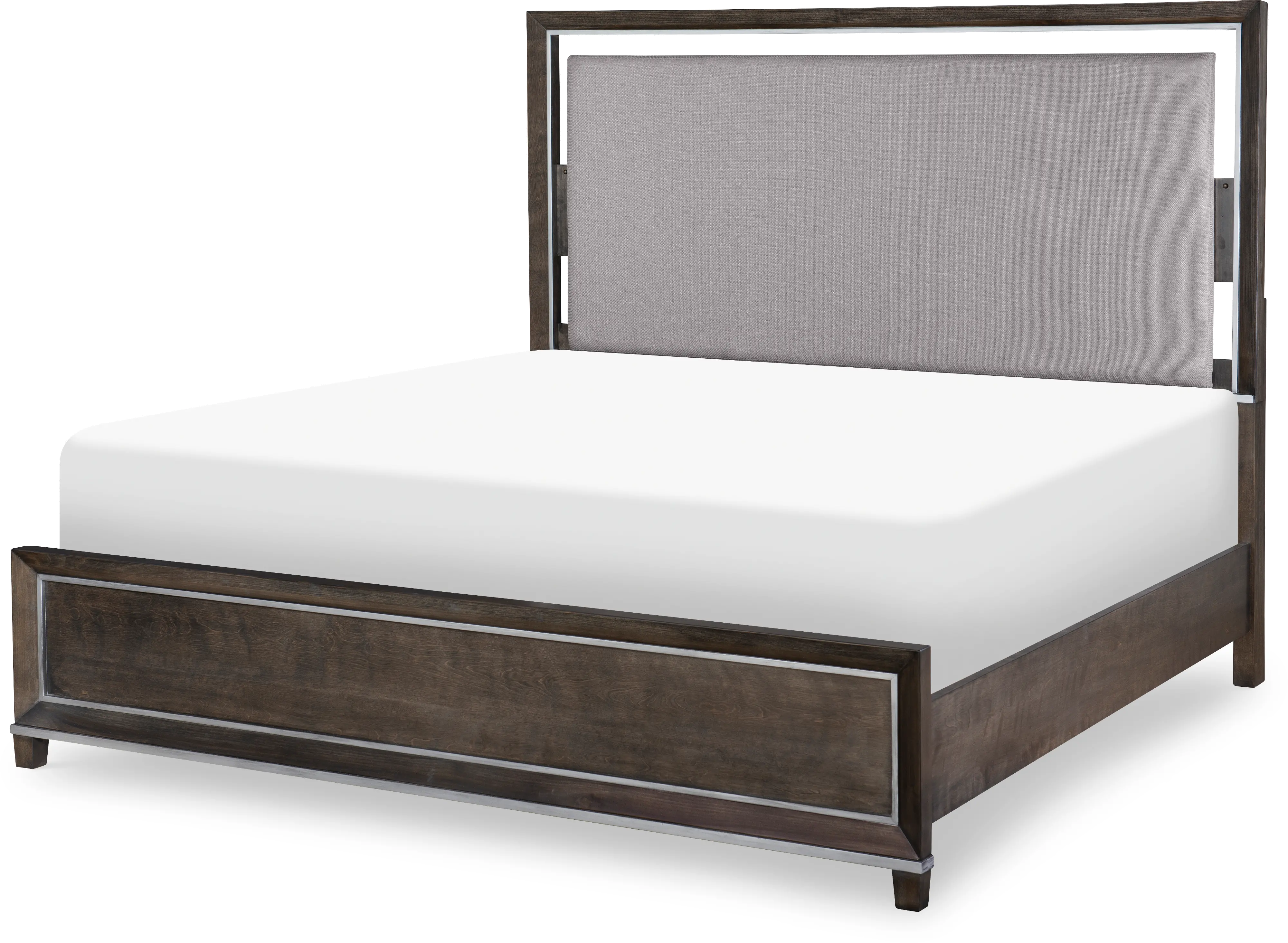 Counter Point Smoke Gray King Bed-4