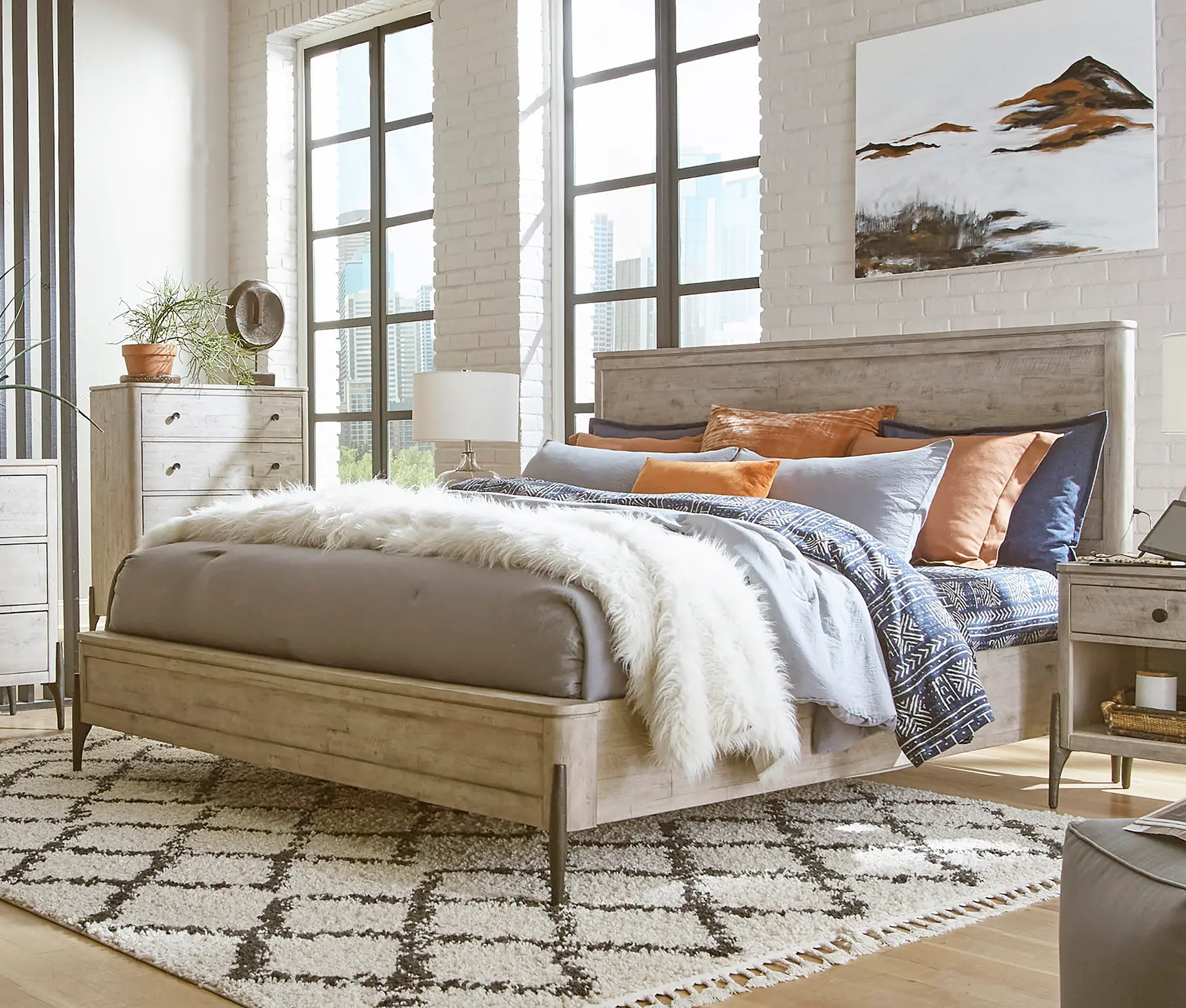 Zane Parchment Tan California King Bed-2