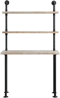 Industrial Bookcase and Desk - Philip