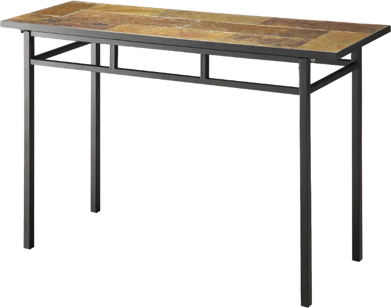 Slate Outdoor Patio Sofa Table - Stone