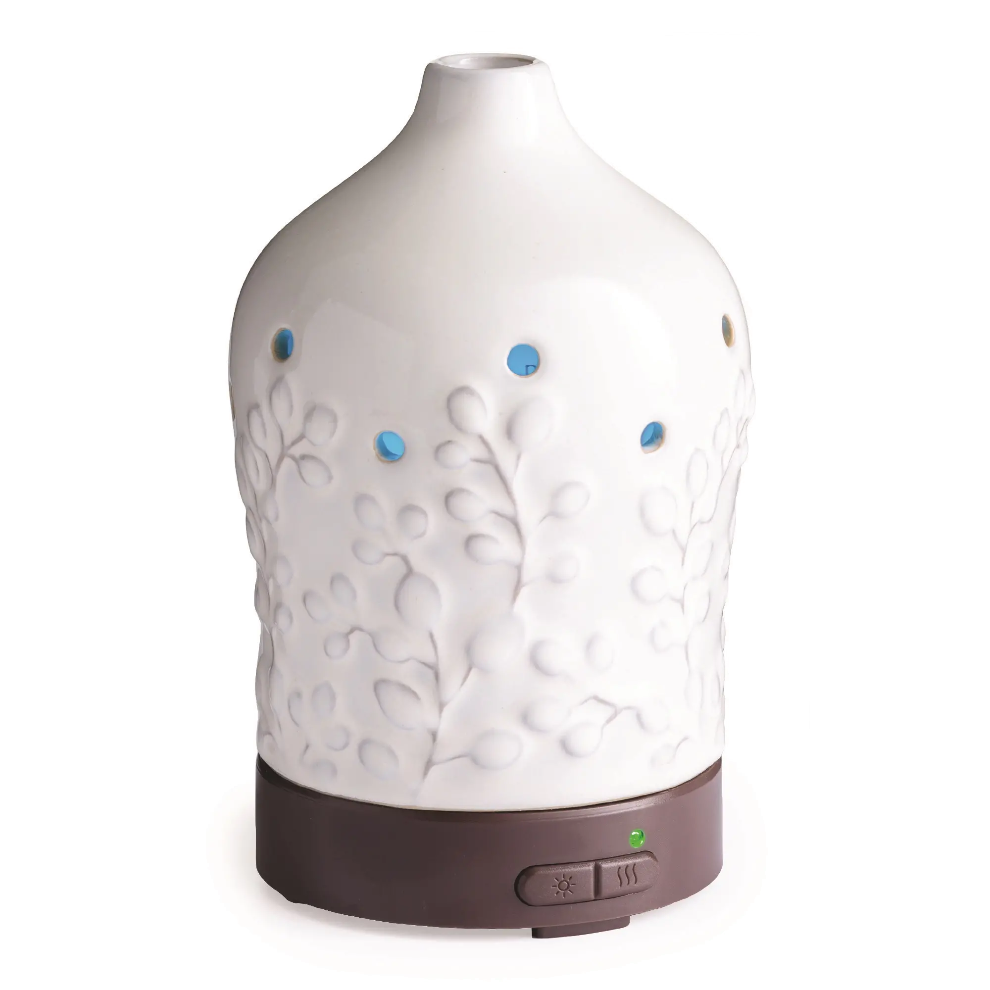 White Embossed Willow Airome Oil Diffuser-1