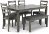 Bridson Gray 6 Piece Dining Room Set