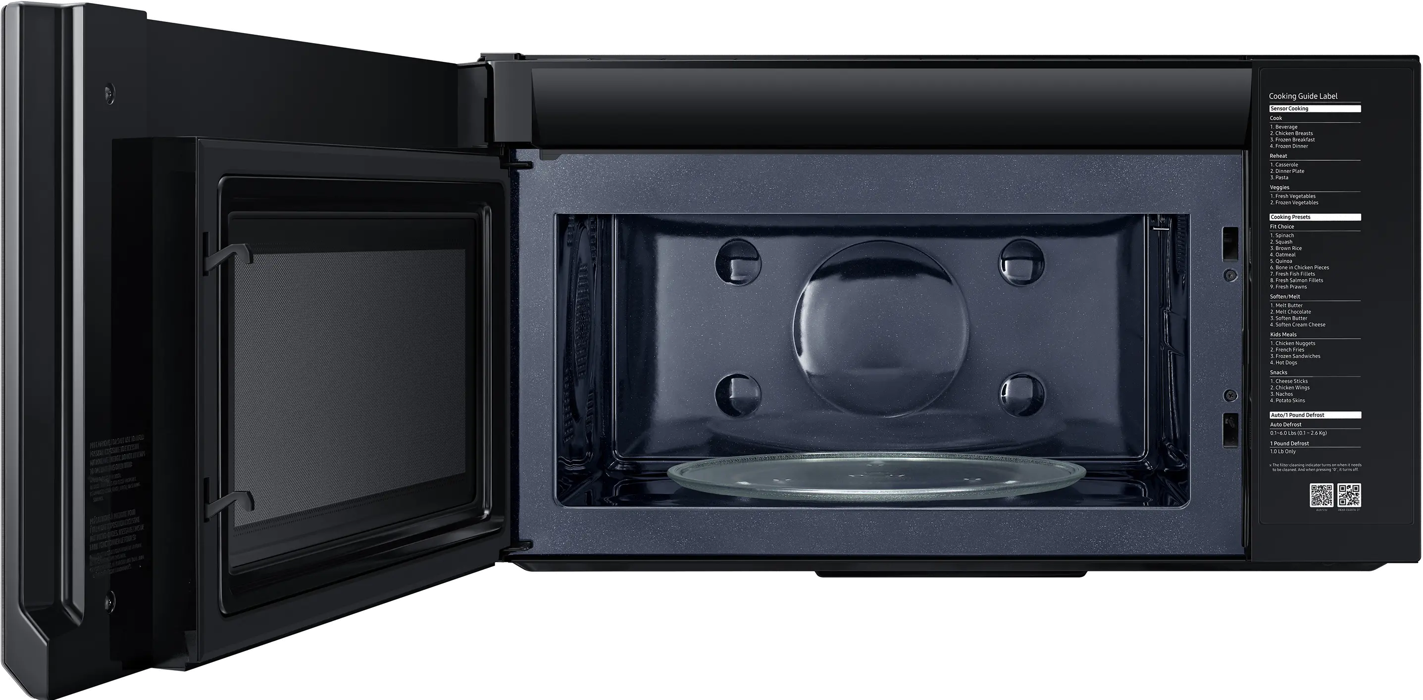 MC17T8000CG Samsung 1.7 cu. ft. Over the Range Microwave - Black Stainless Steel-3
