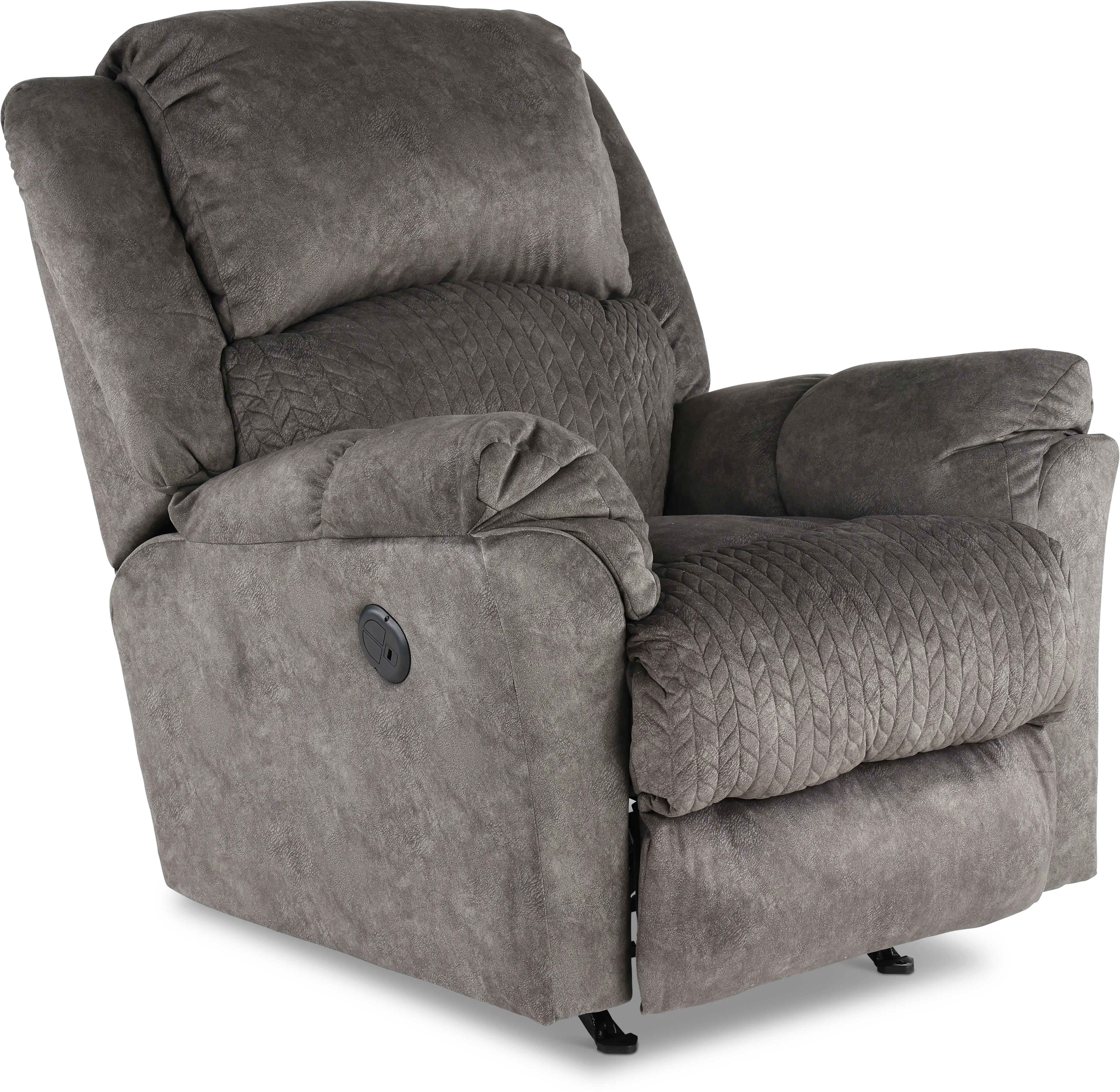 64785-2/1792-28 Malloy Gray Power Rocker Recliner-1