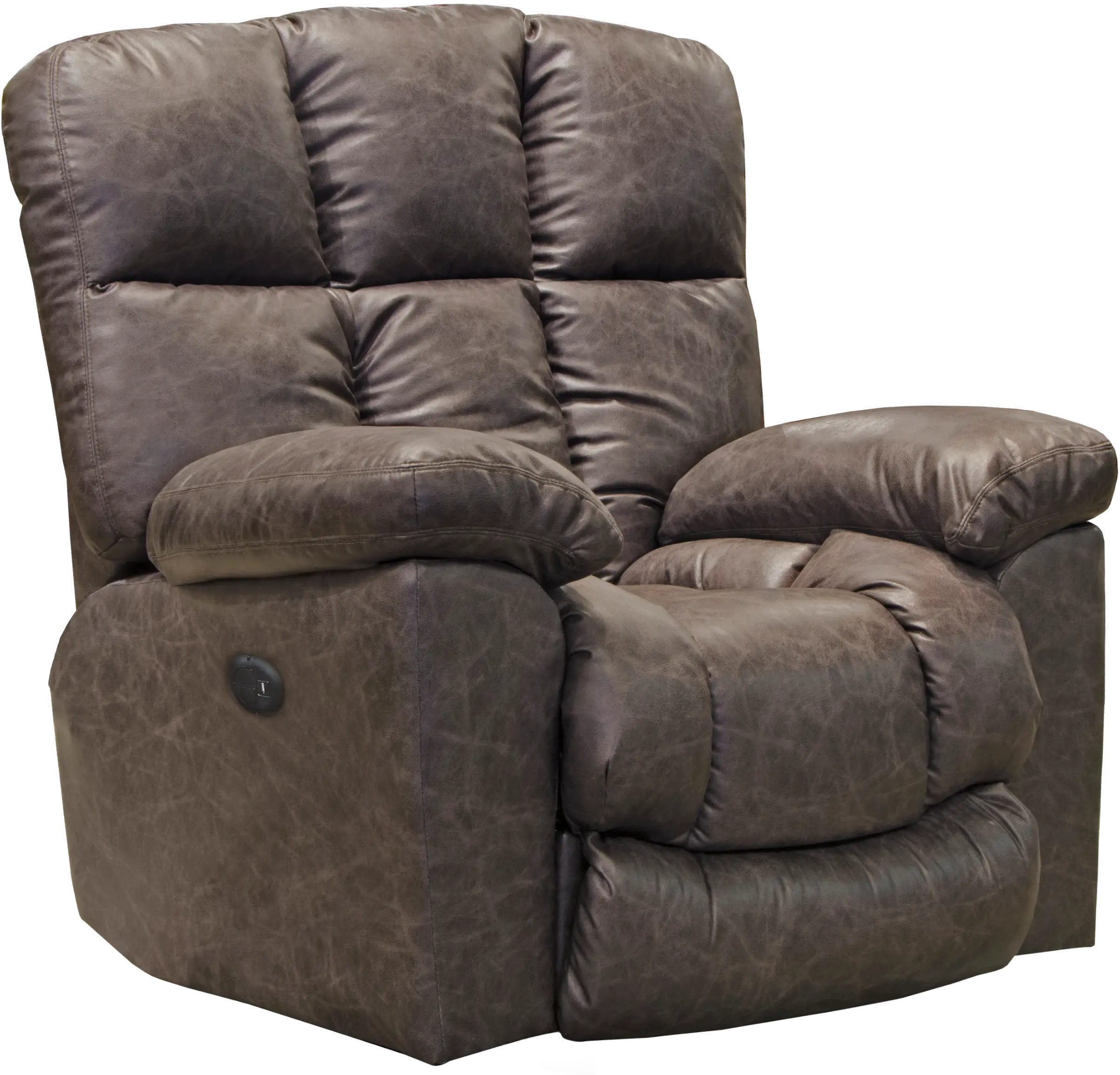 64784-2/1307/38 Mayfield Graphite Brown Power Rocker Recliner-1
