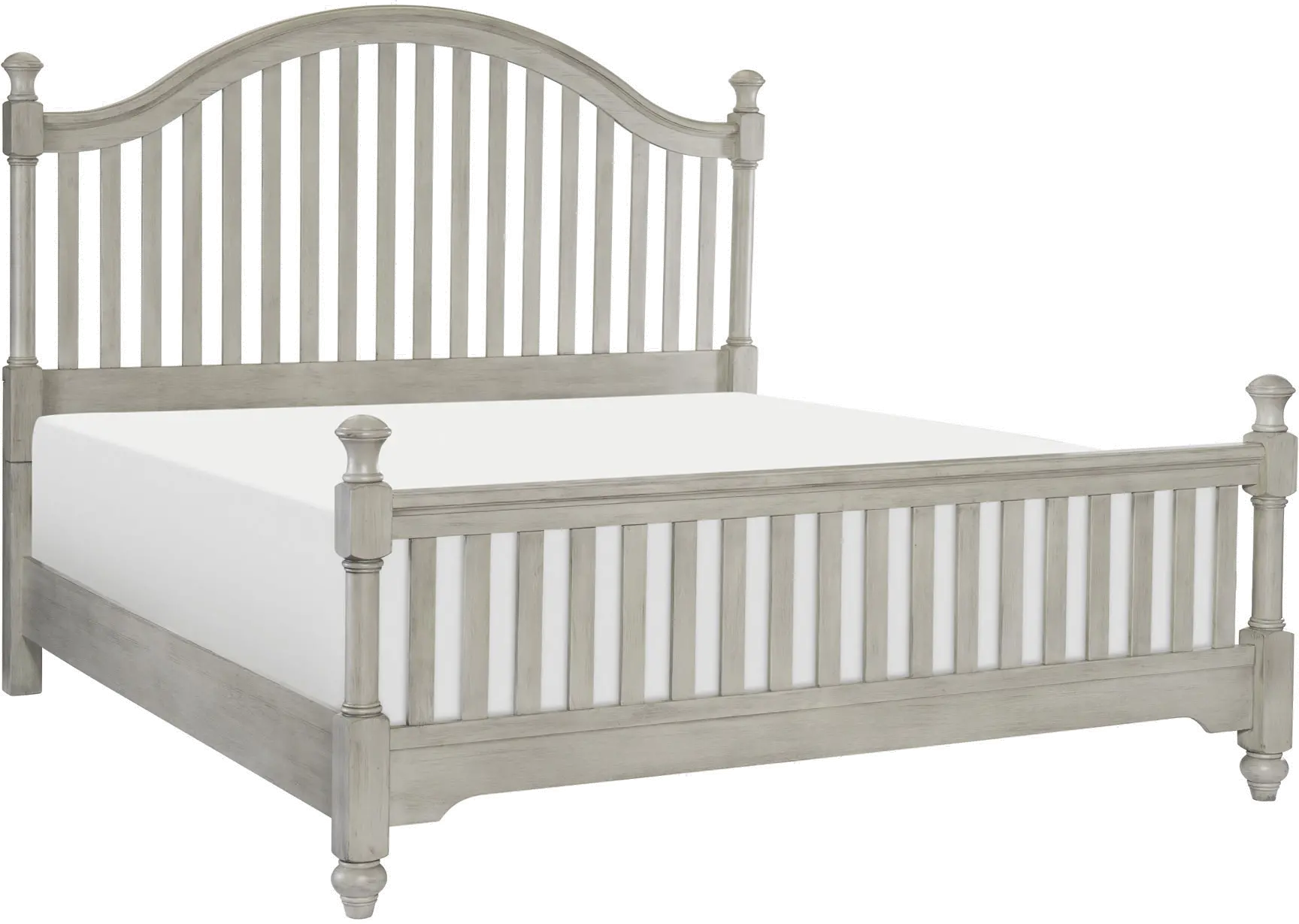Mystic Hills Light Gray King Bed-1