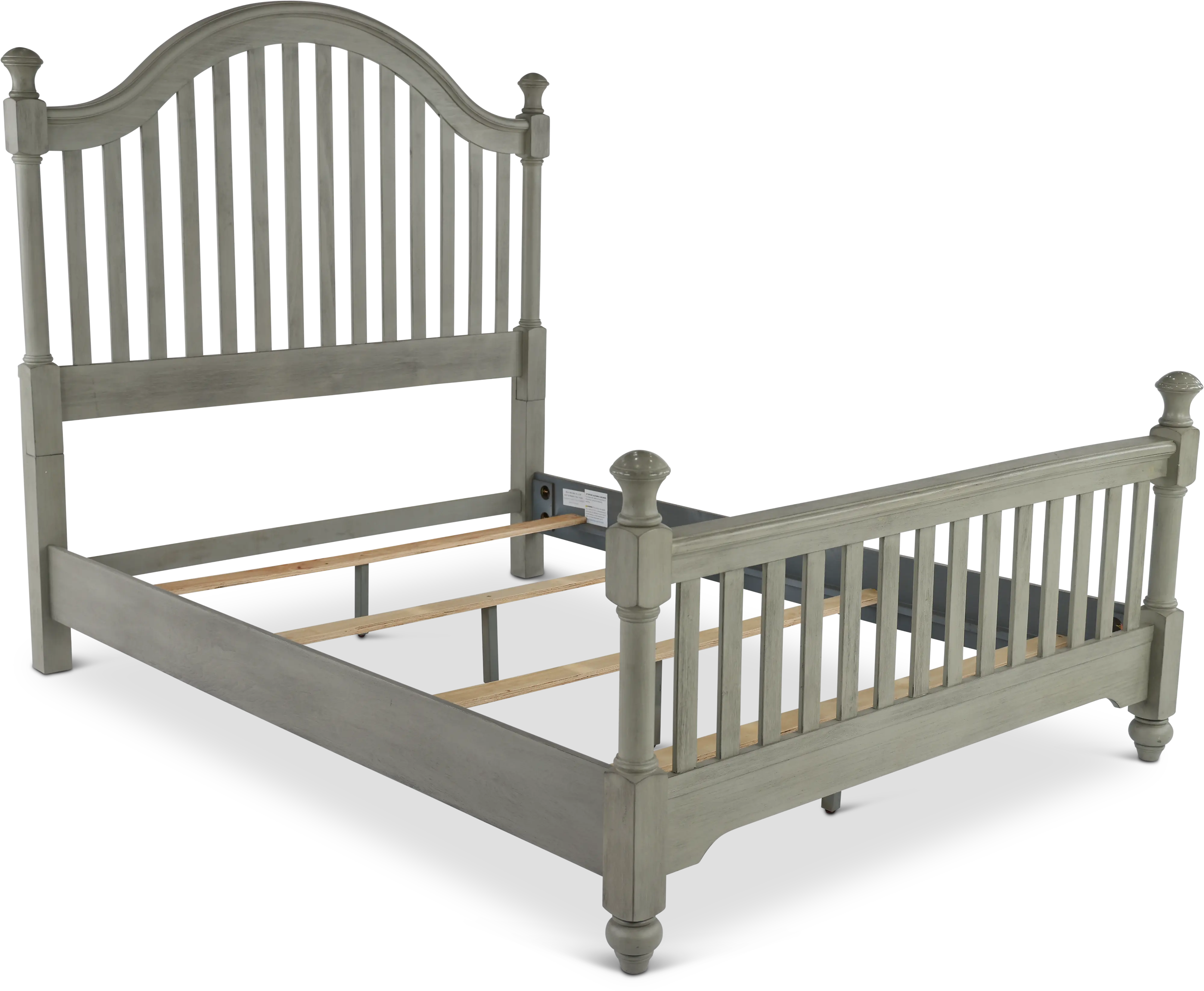 Mystic Hills Light Gray King Bed-5