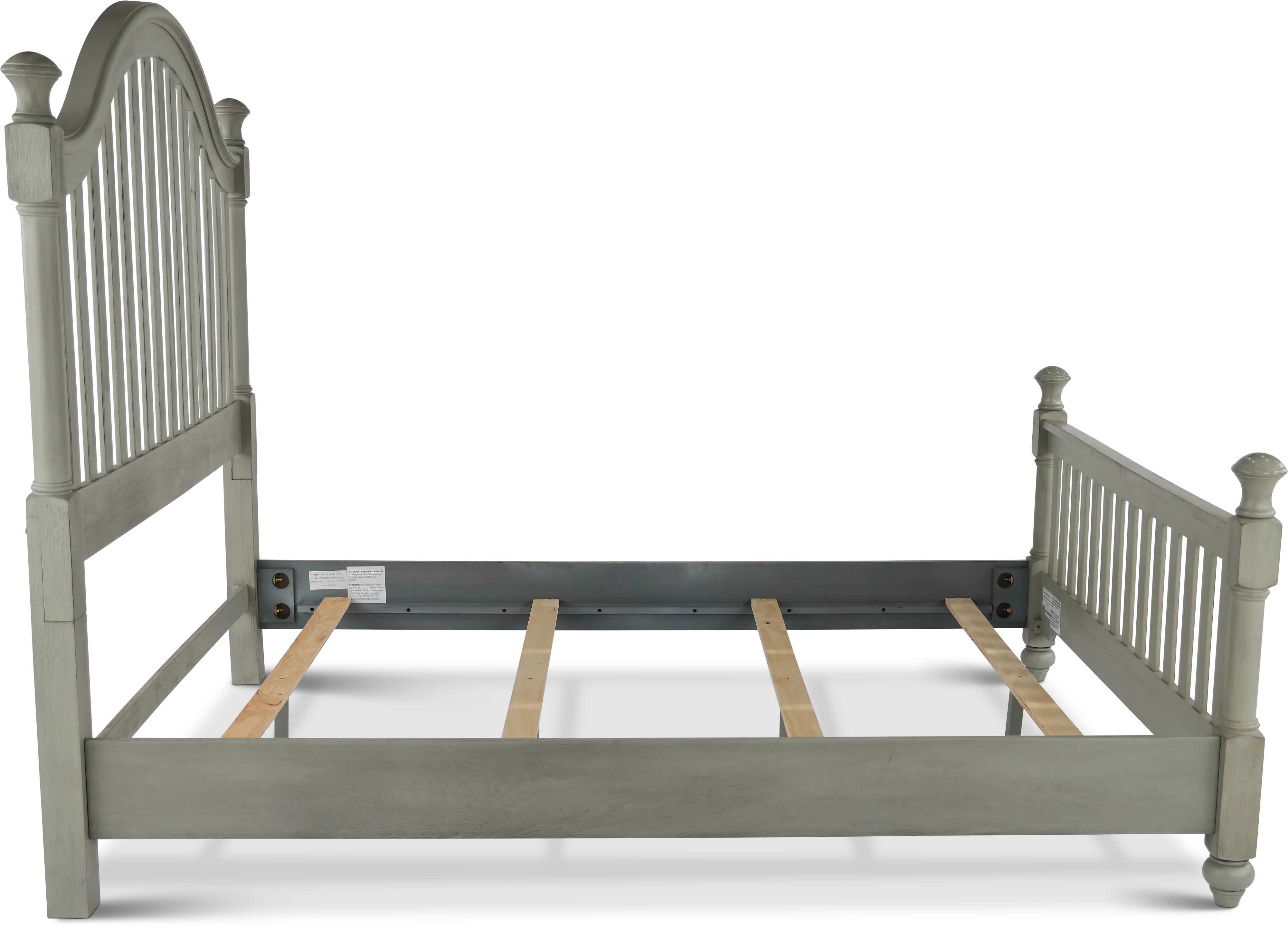 Mystic Hills Light Gray King Bed-6